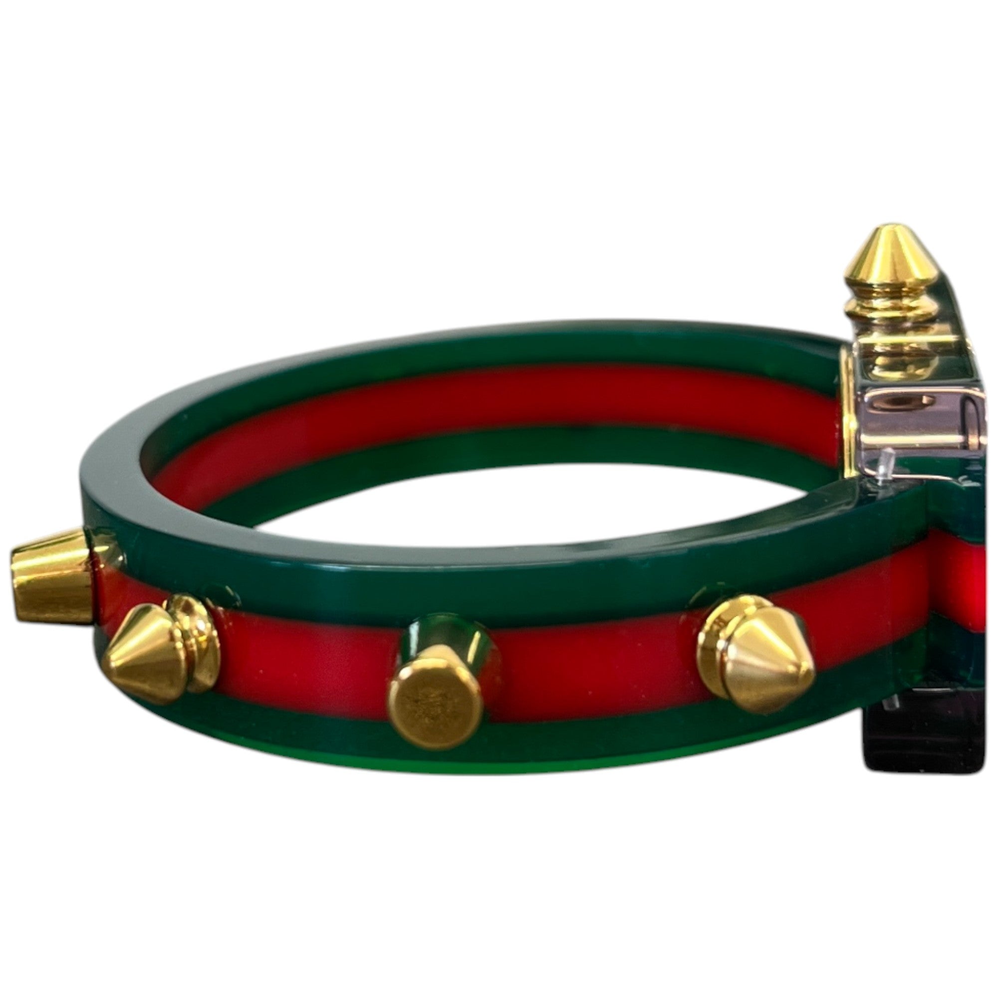 Women's Web Studded Watch Green