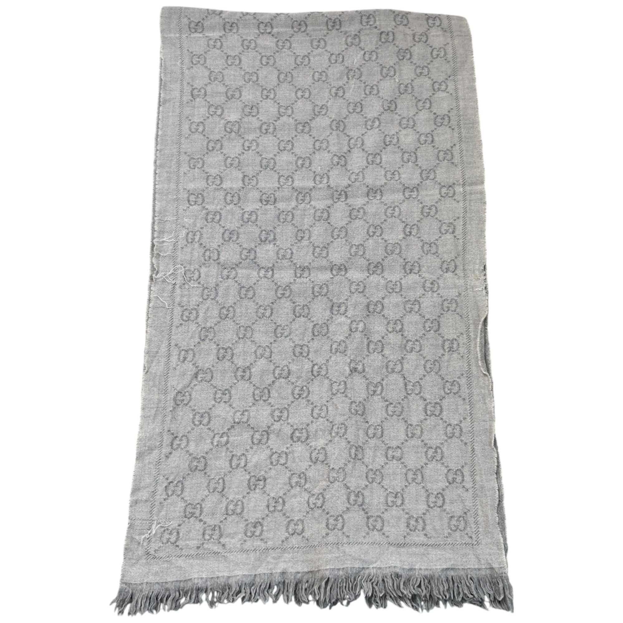 Women's Gg Jacquard Scarf Grey