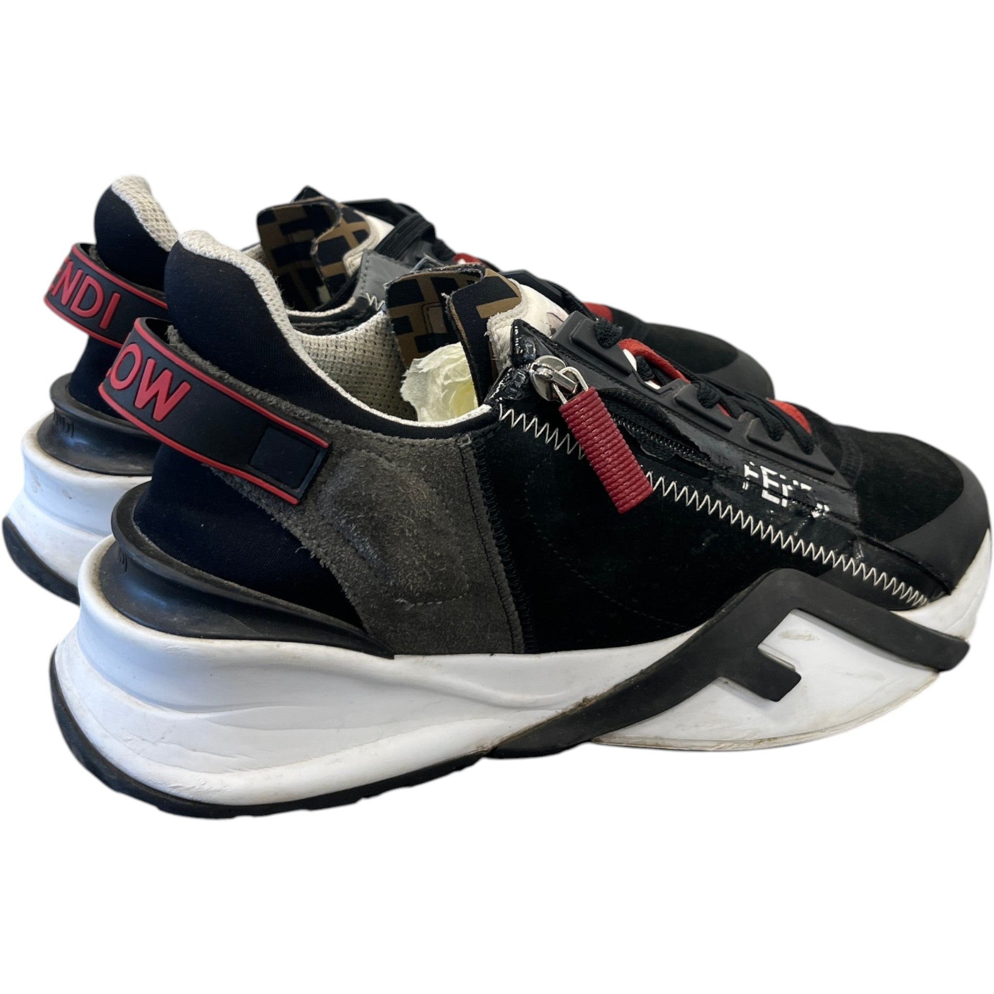 Men's Flow Low Trainers Black Size EU 41 / UK 7