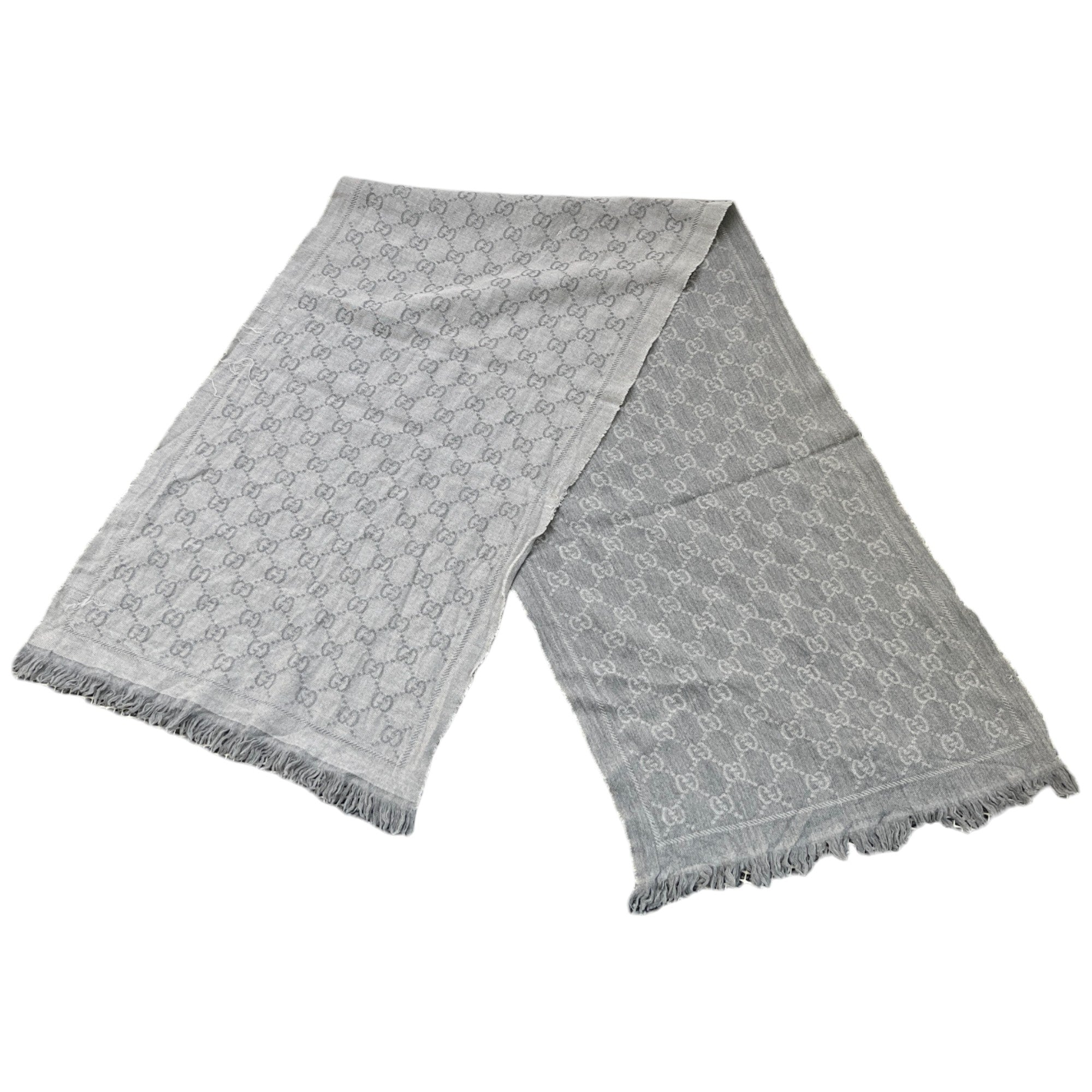 Women's Gg Jacquard Scarf Grey