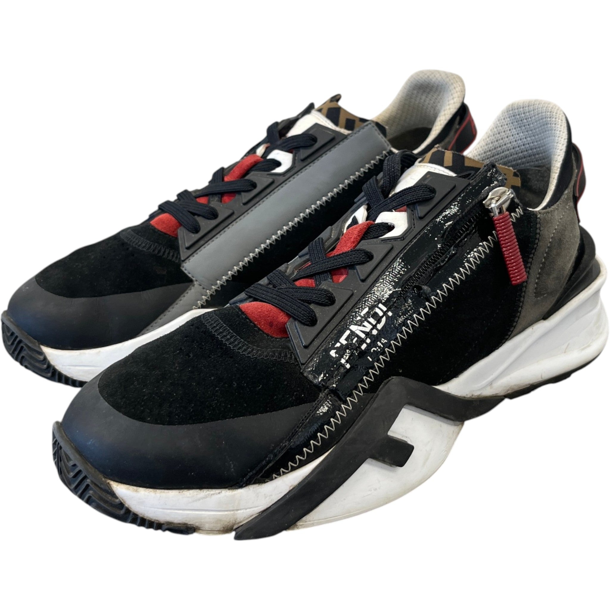 Men's Flow Low Trainers Black Size EU 41 / UK 7