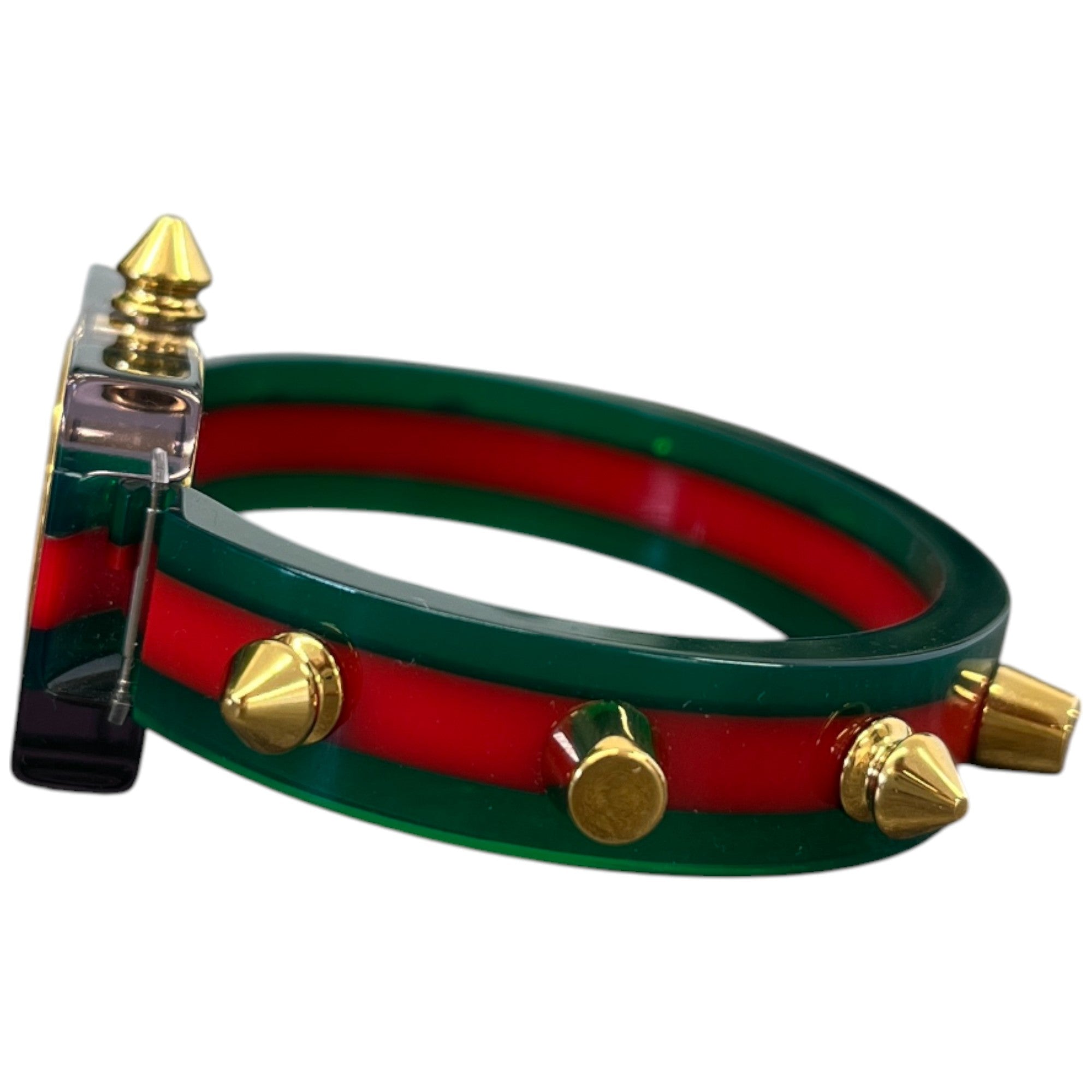 Women's Web Studded Watch Green