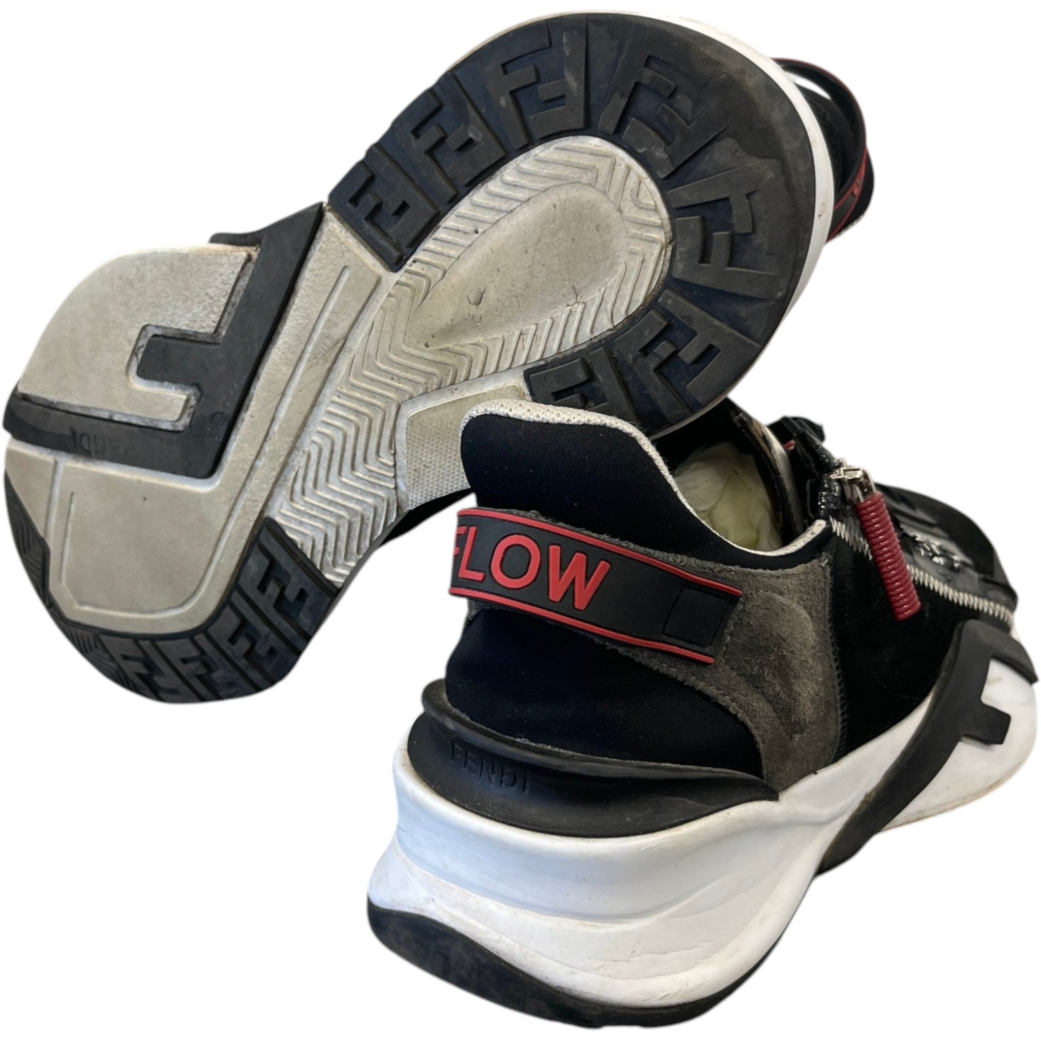 Men's Flow Low Trainers Black Size EU 41 / UK 7