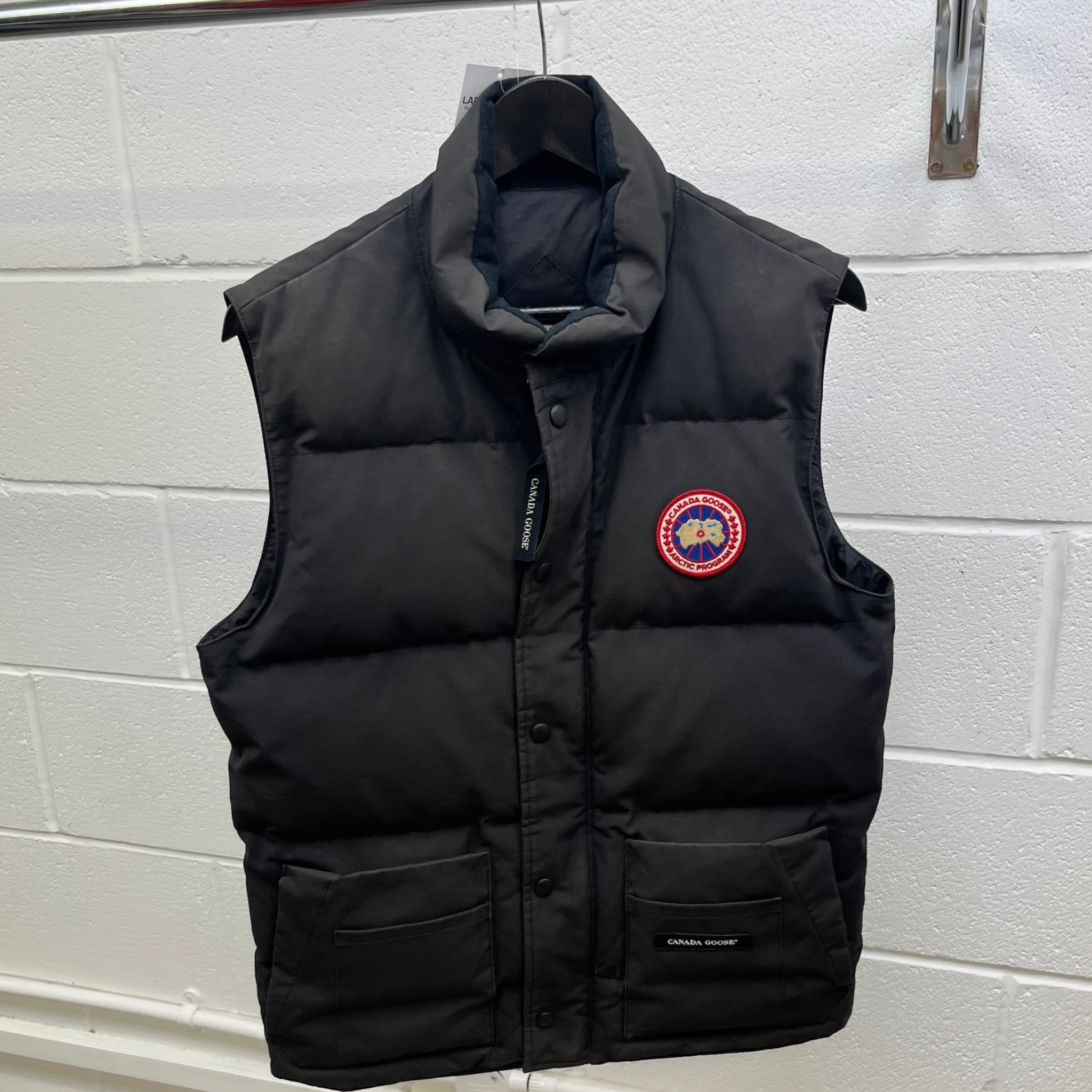 Men's Freestyle Crew Gilet Black Size S