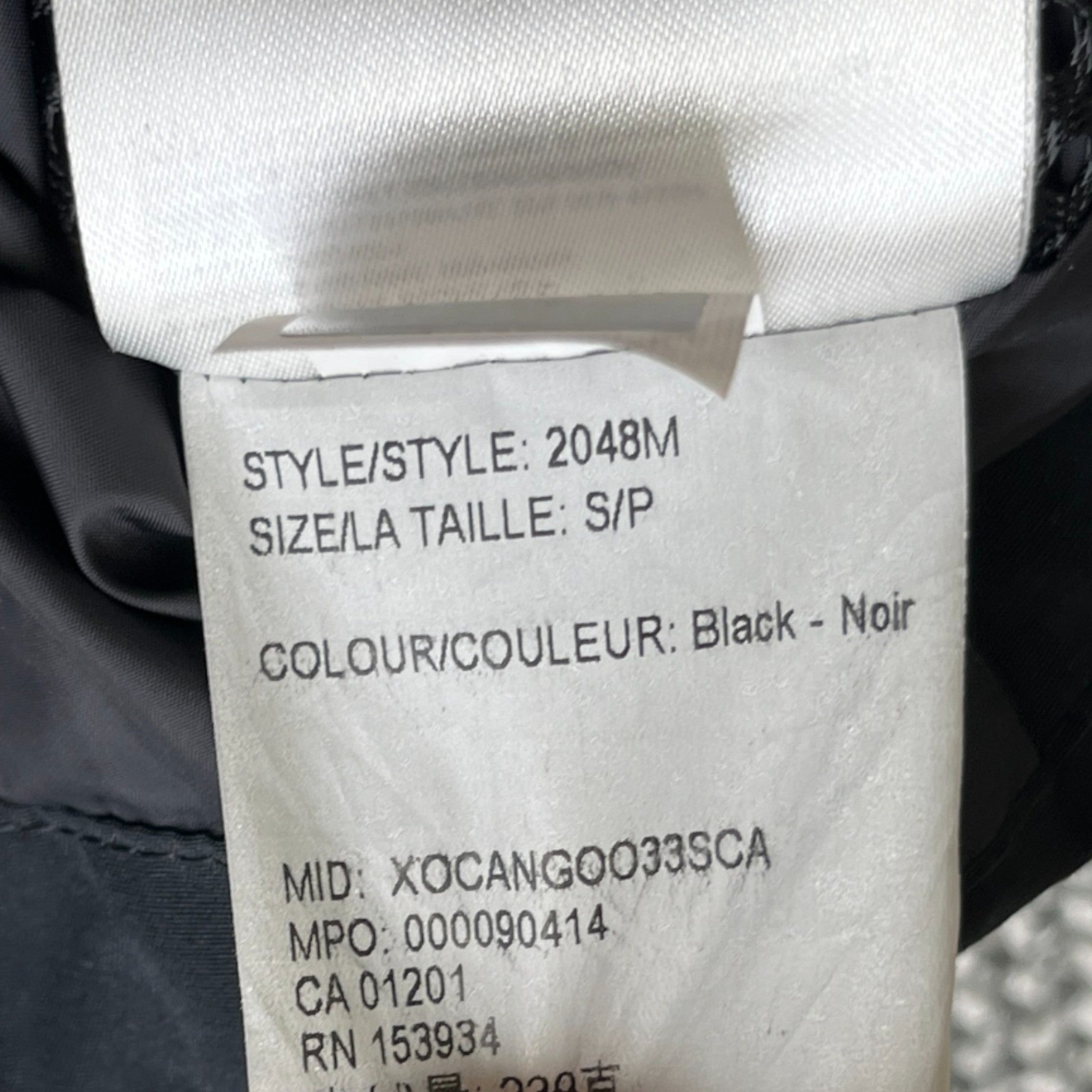 Men's Wyndham Down Jacket Black Size S