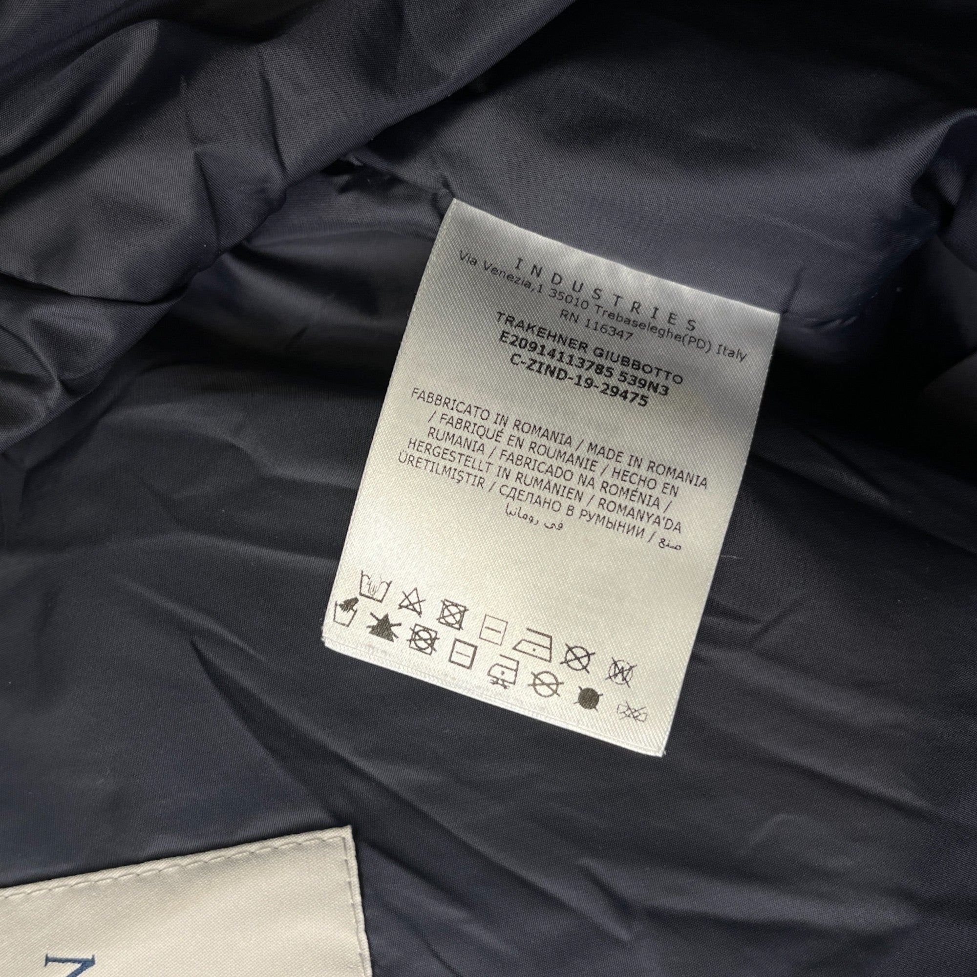 Men's Trakehner Windbreaker Navy Size 4 / XL