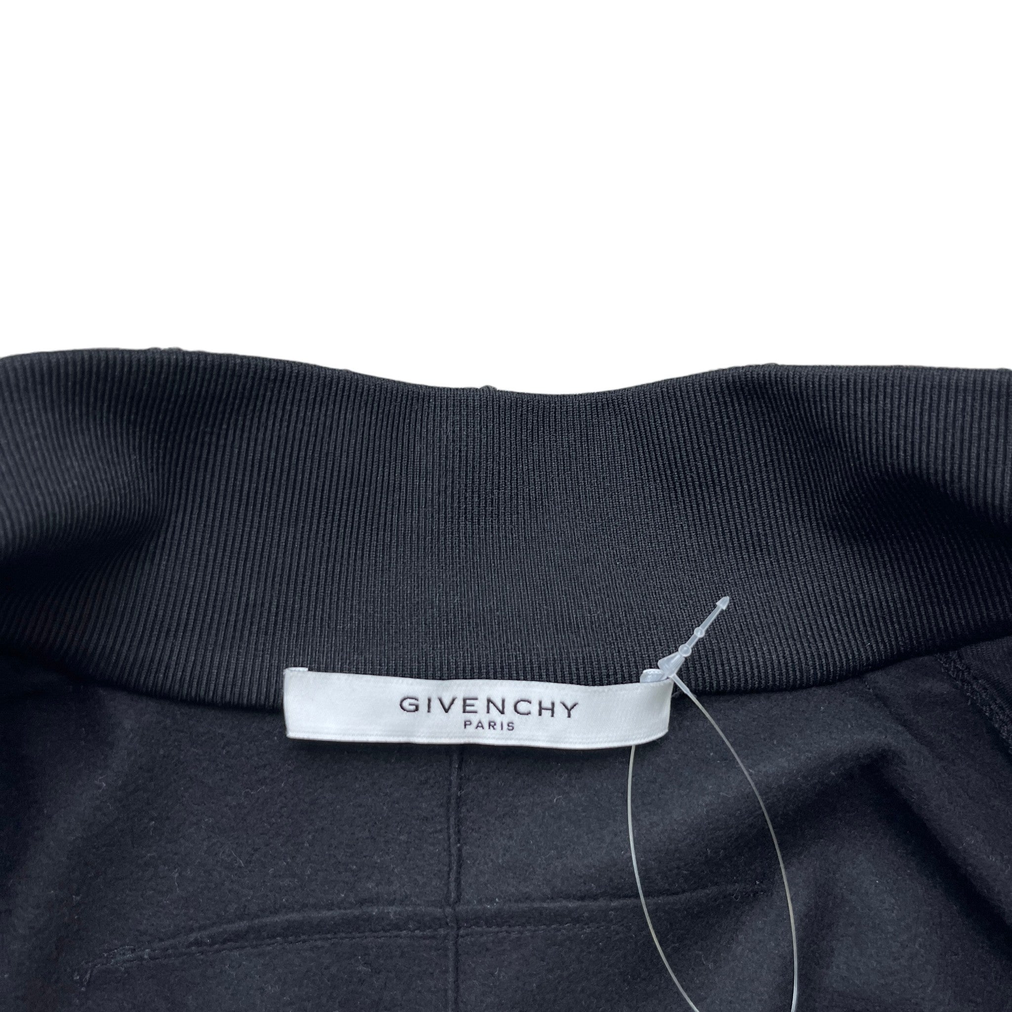 Men's Tape Logo Track Jacket Black Size M