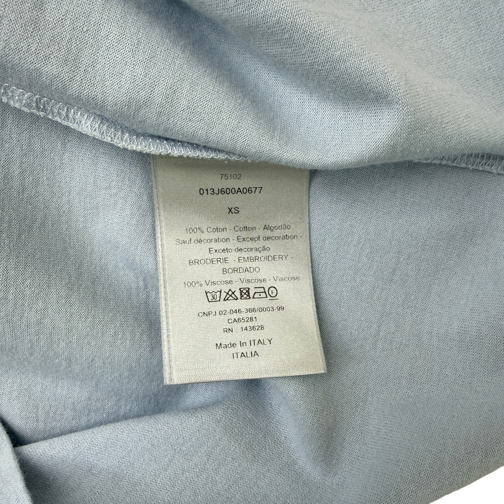 Men's Cd Icon T-Shirt Blue Size XS