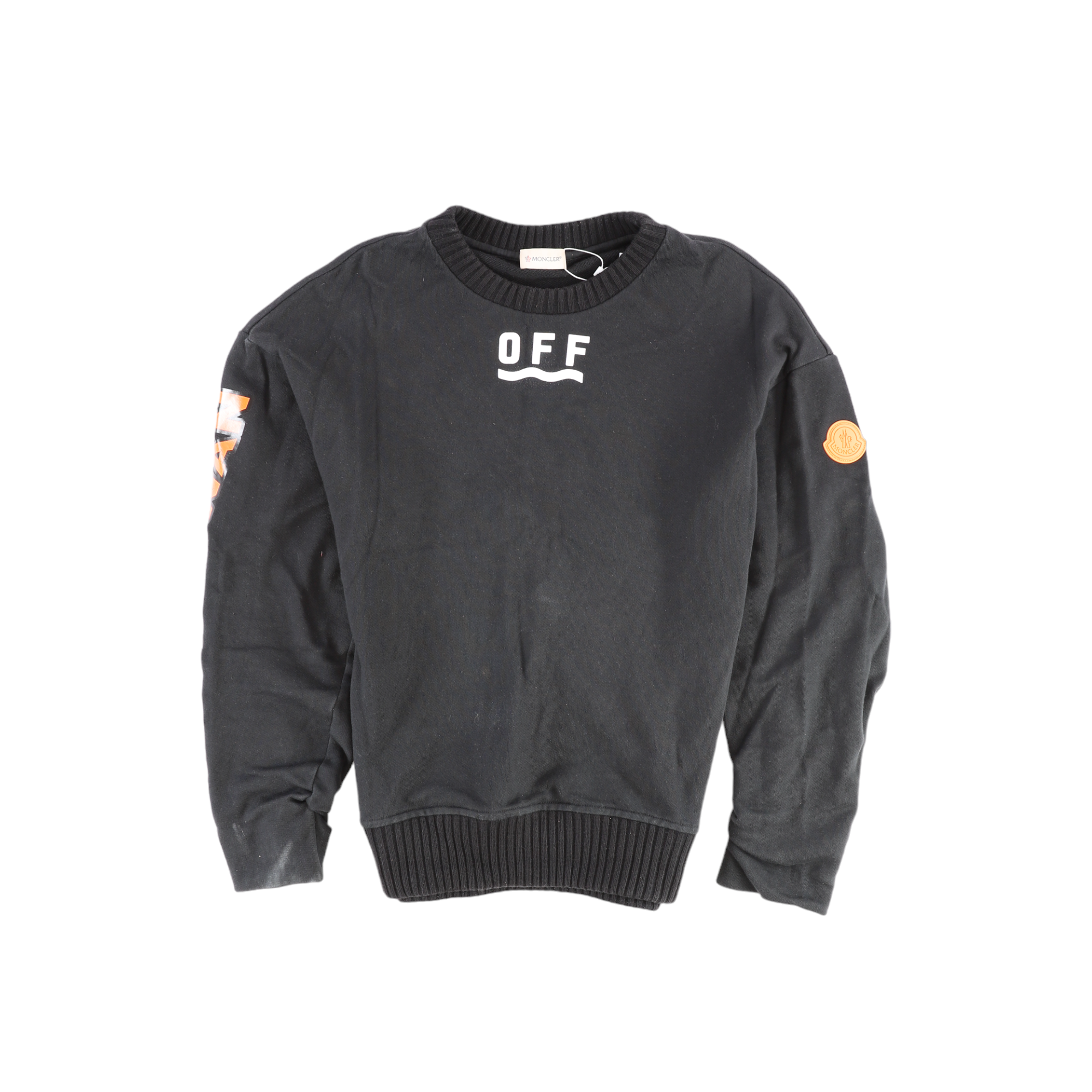 Men s X Off White Jumper Black Size S Label Source