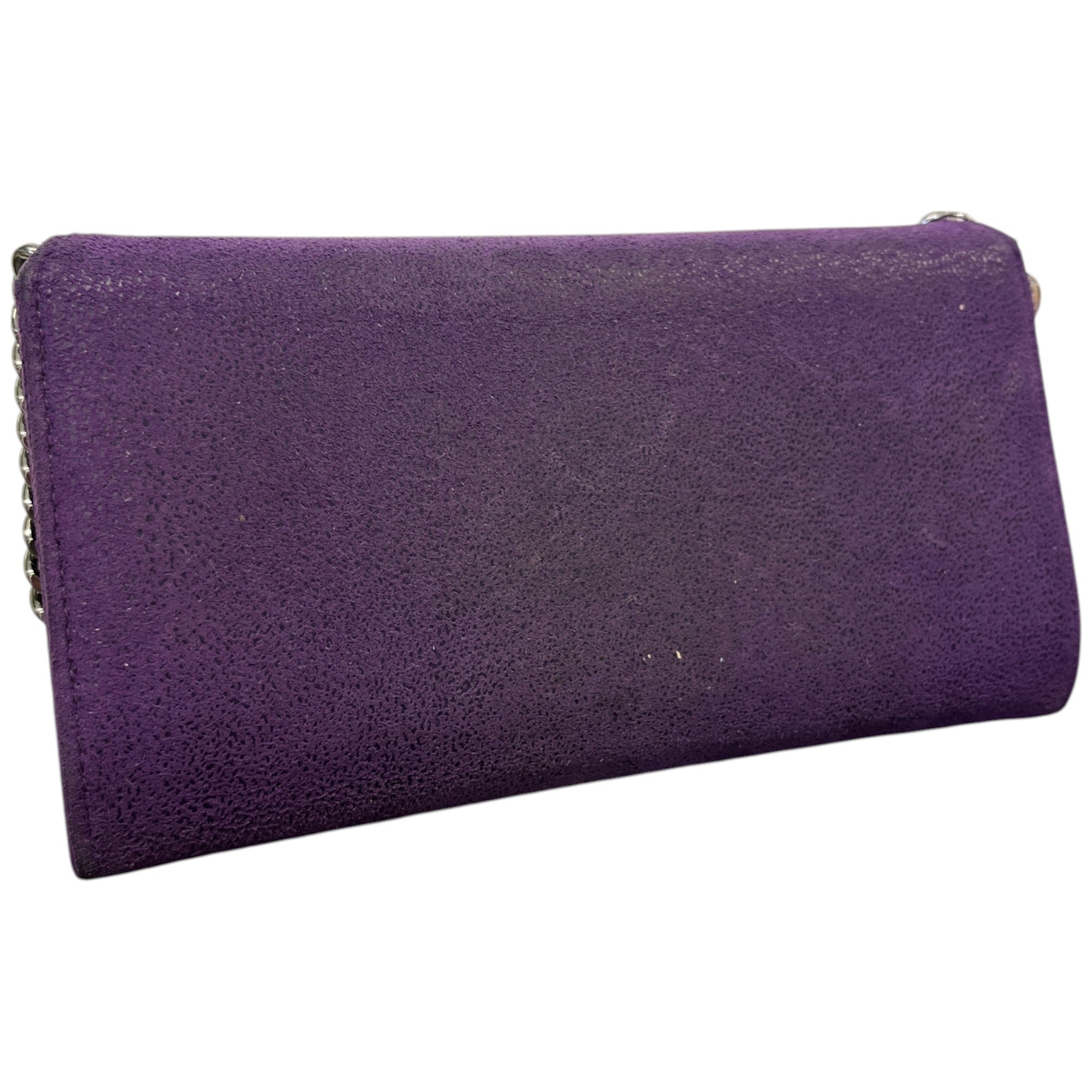 Women's Falabella Continental Flap Clutch Purple