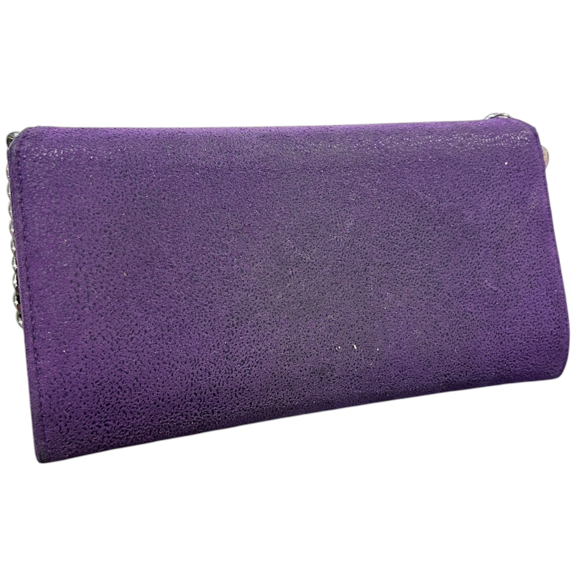 Women's Falabella Continental Flap Clutch Purple