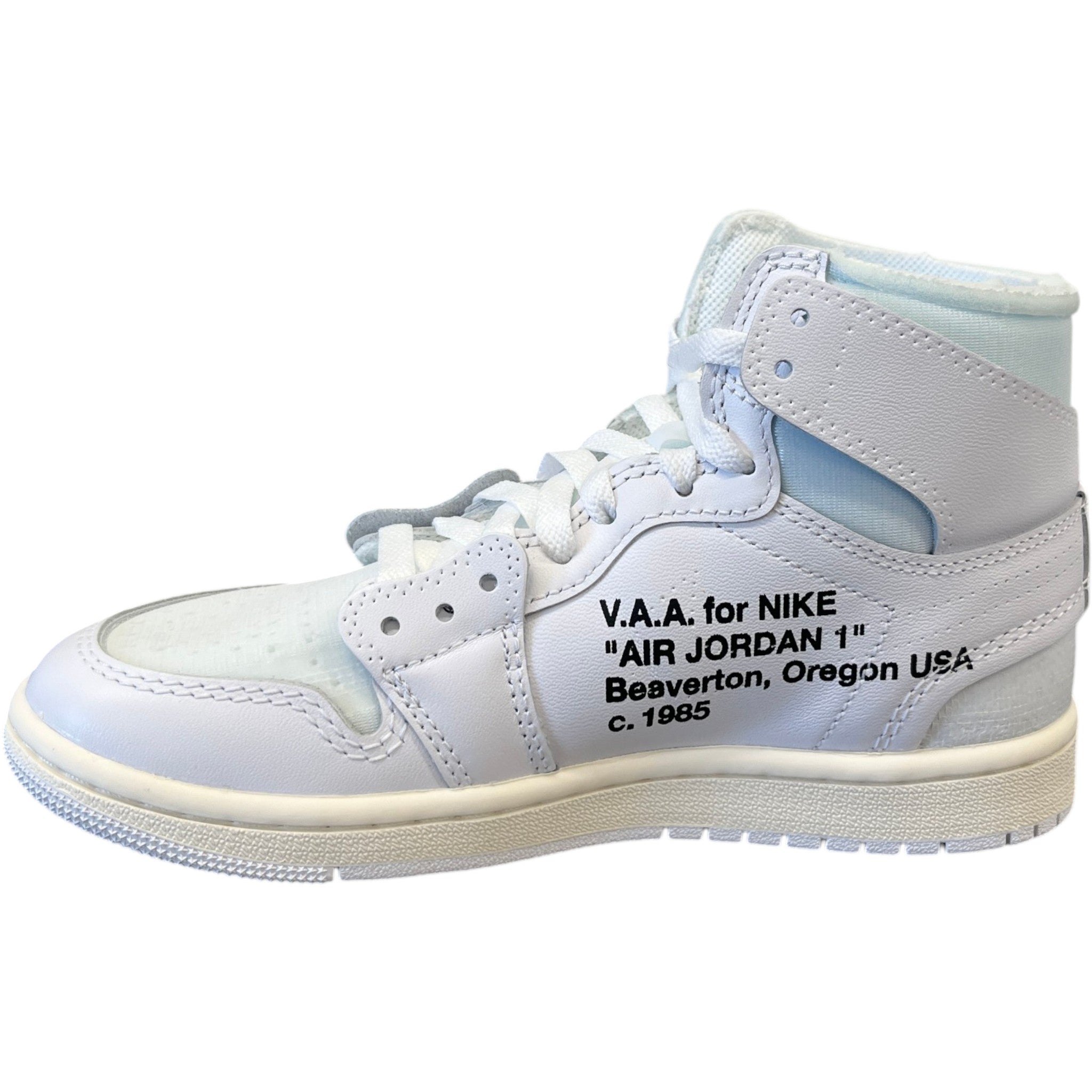 Women's Air Jordan 1 High Og X V.A.A. High Trainers White Size EU 37.5 / UK 4.5