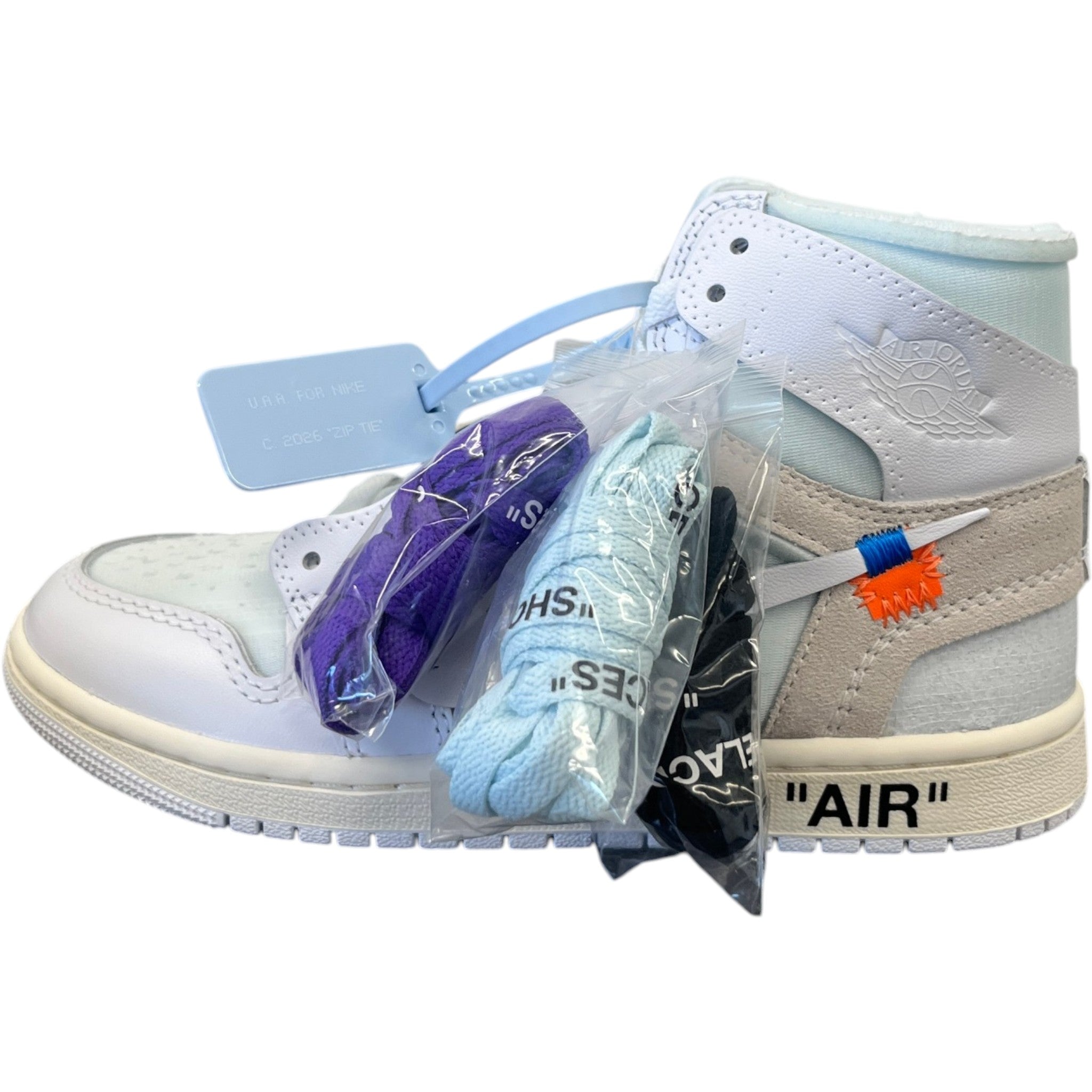 Women's Air Jordan 1 High Og X V.A.A. High Trainers White Size EU 37.5 / UK 4.5