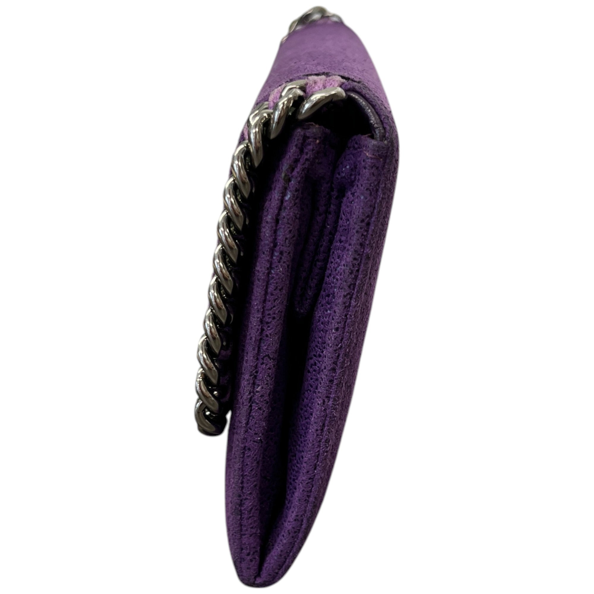 Women's Falabella Continental Flap Clutch Purple