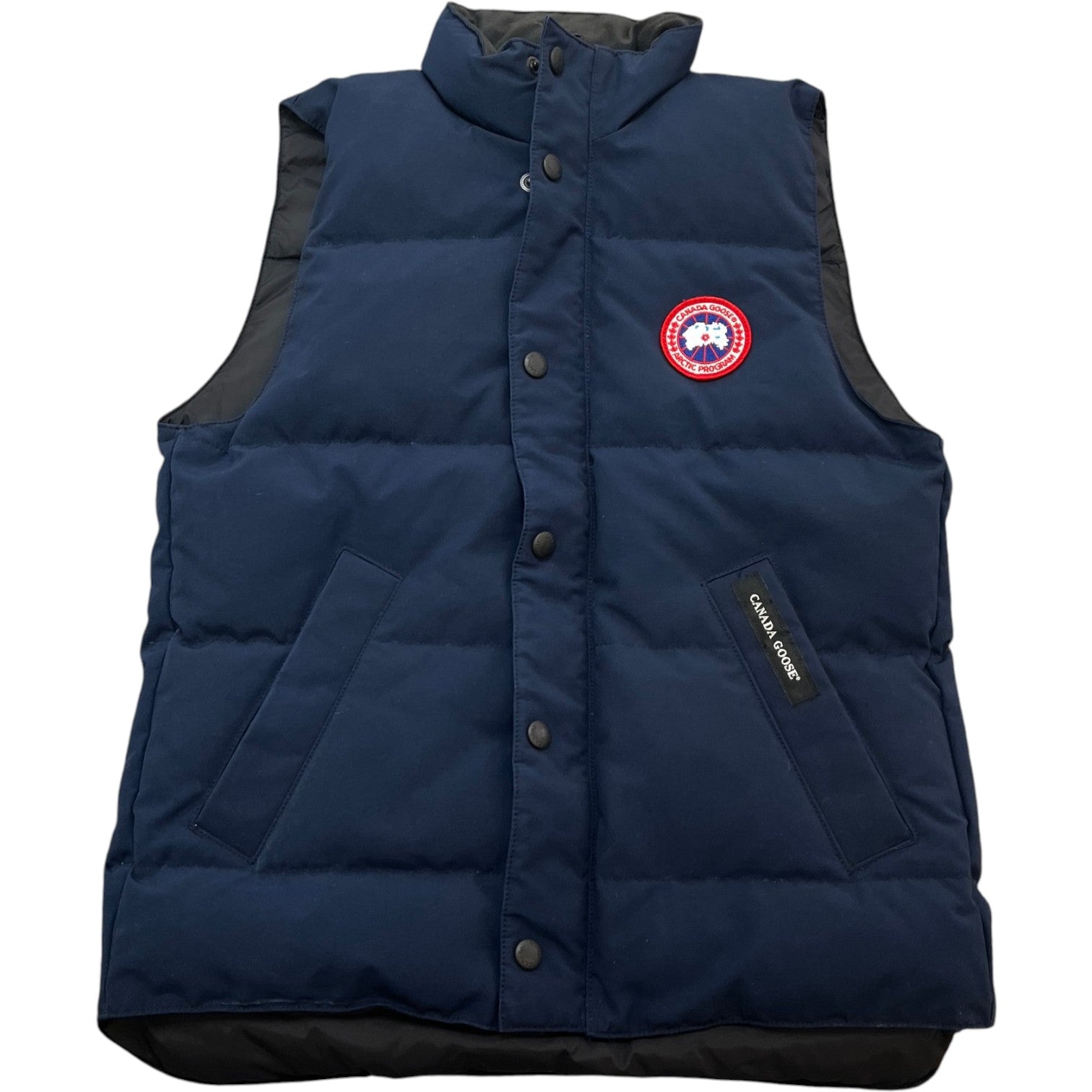 Men's Junior Vanier Gilet Navy Size Age 14-16