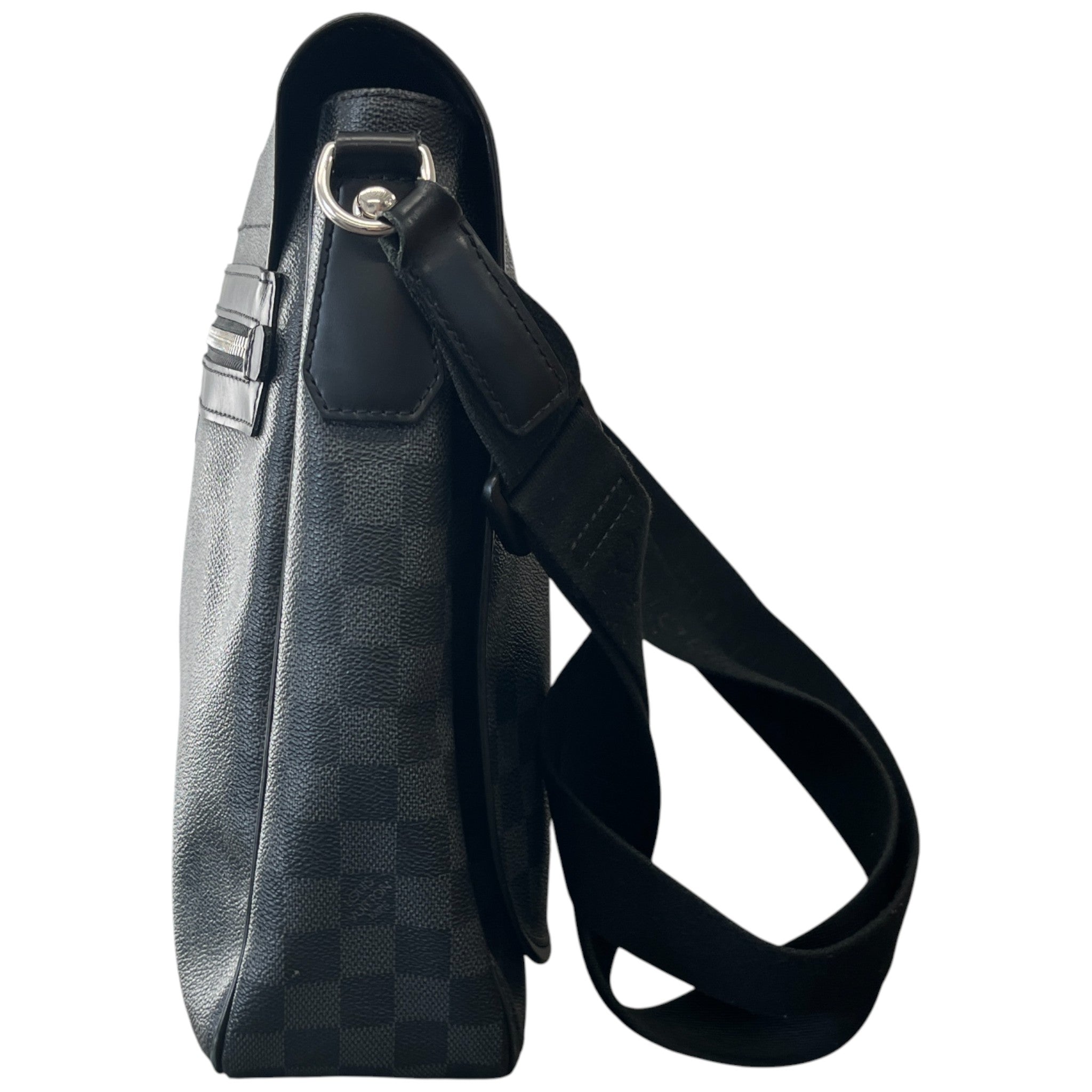 Men's Damier Graphite Daniel Mm Messenger Bag Black