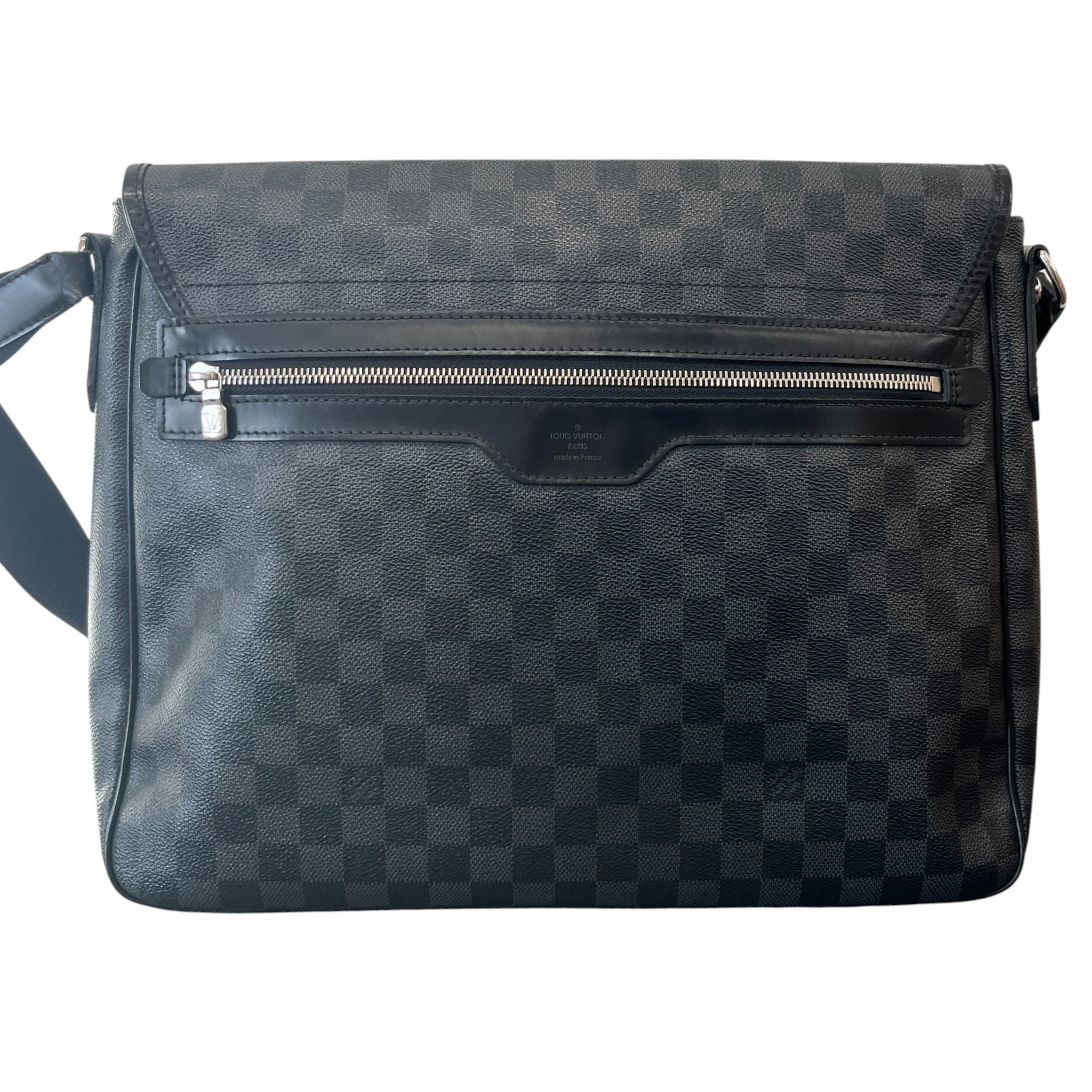 Men's Damier Graphite Daniel Mm Messenger Bag Black
