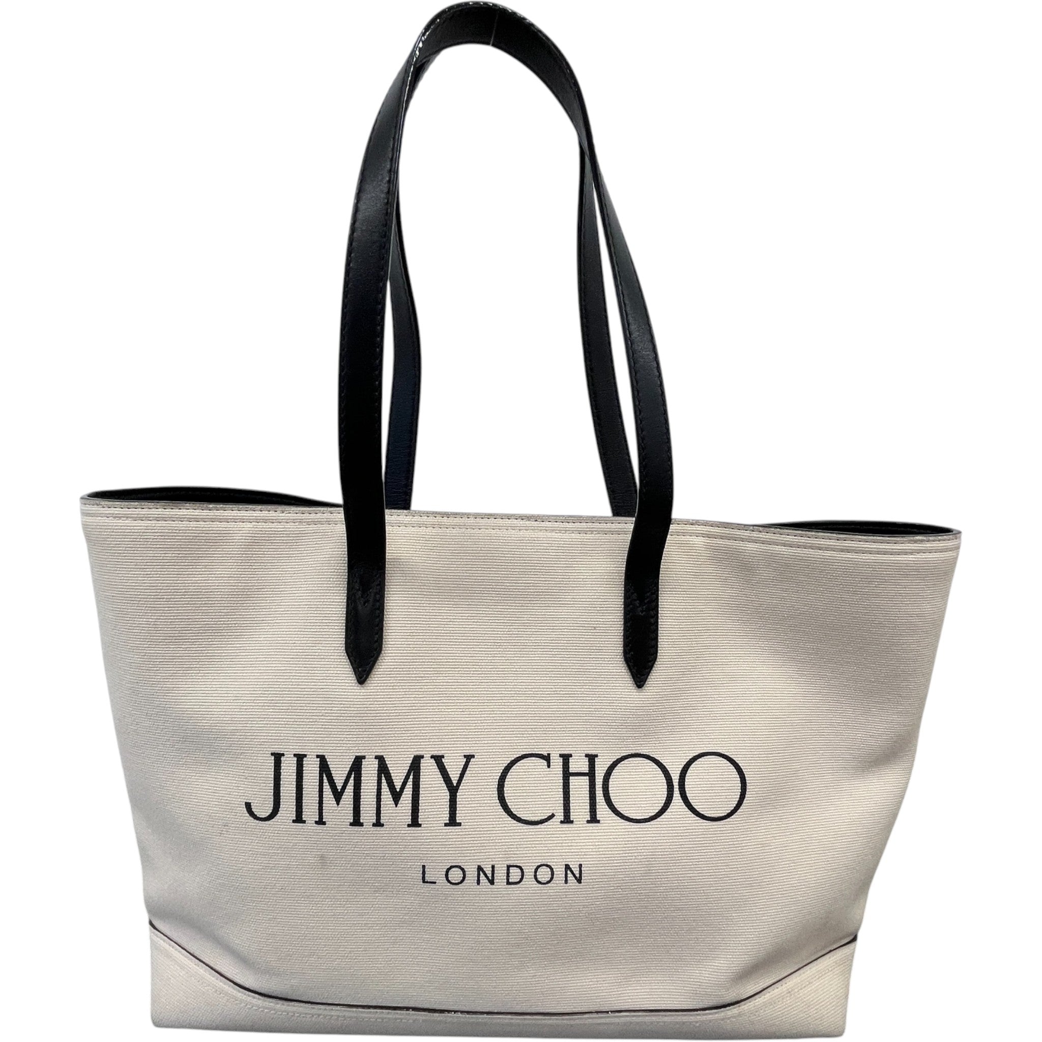 Women's Canvas Logo Tote Bag Beige