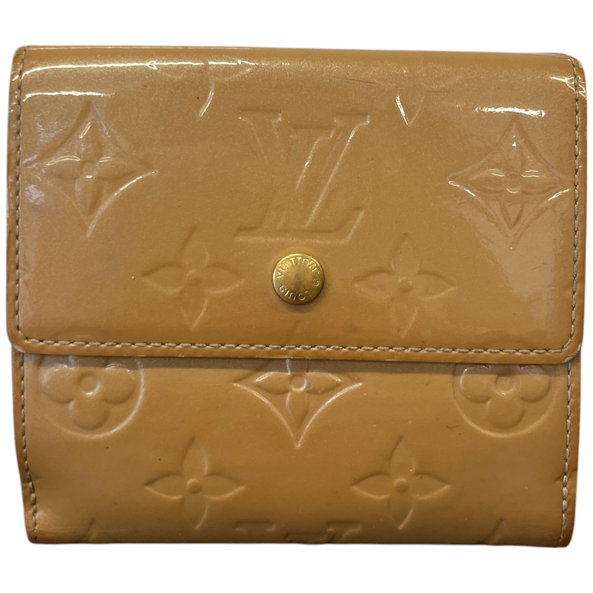 Women's Monogram Vernis Wallet Gold Size S