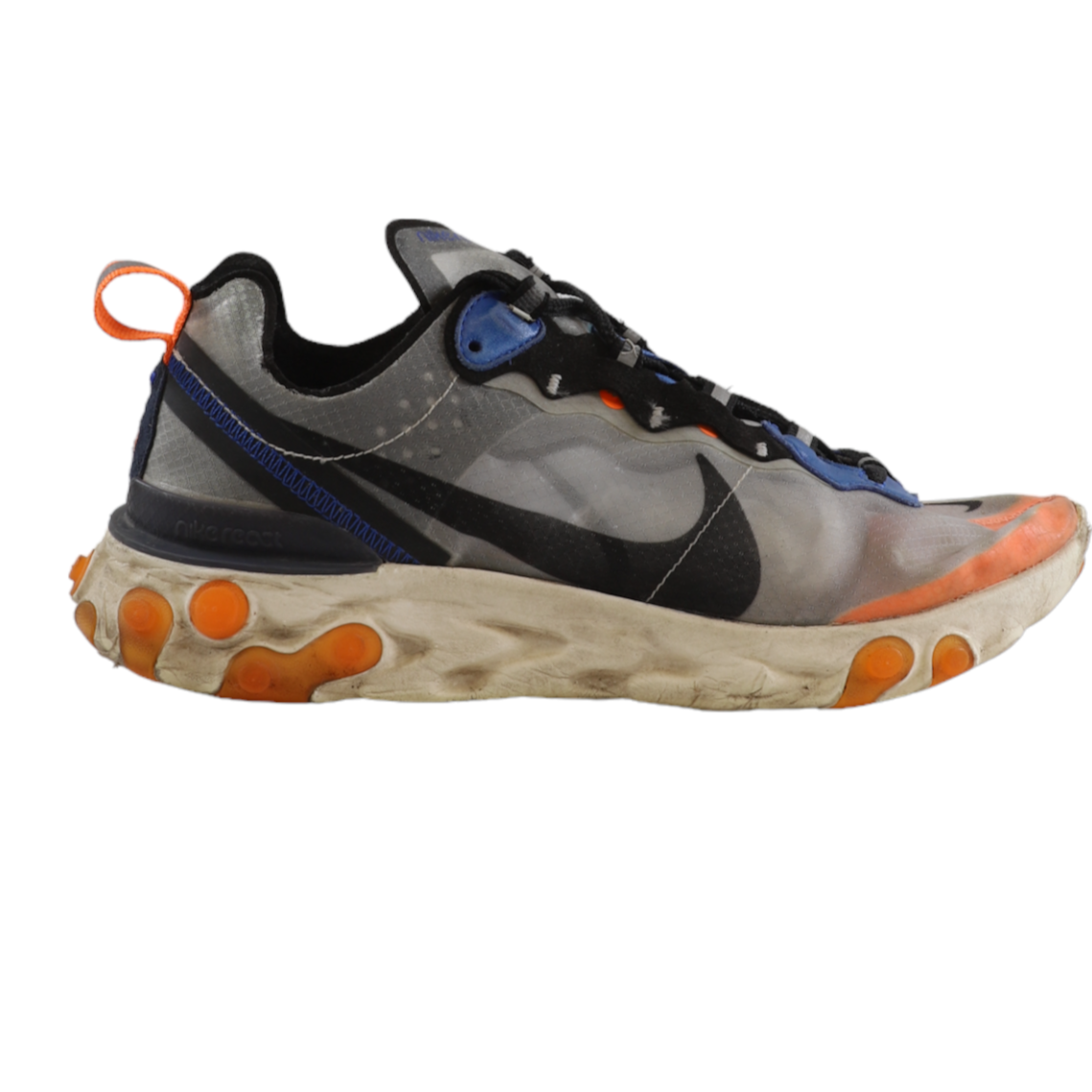 Men s React Element 87 Trainers Orange Size EU 41 UK 7 Label
