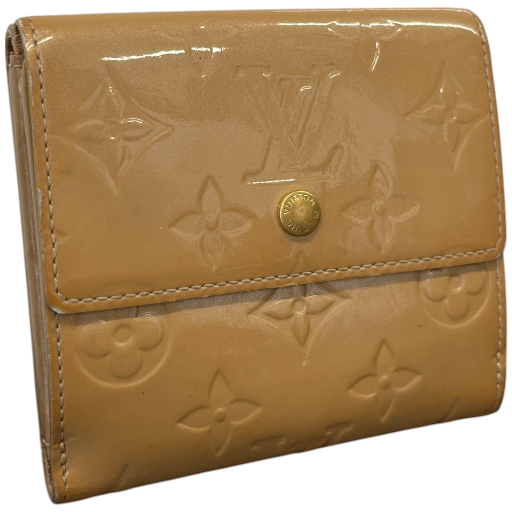 Women's Monogram Vernis Wallet Gold Size S
