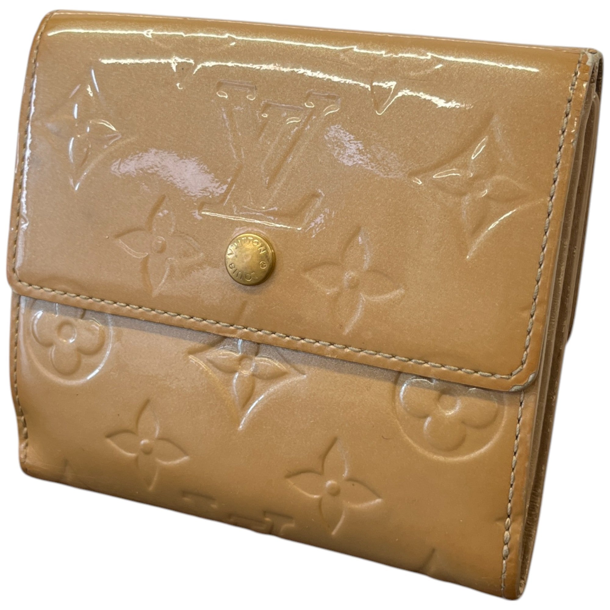 Women's Monogram Vernis Wallet Gold Size S