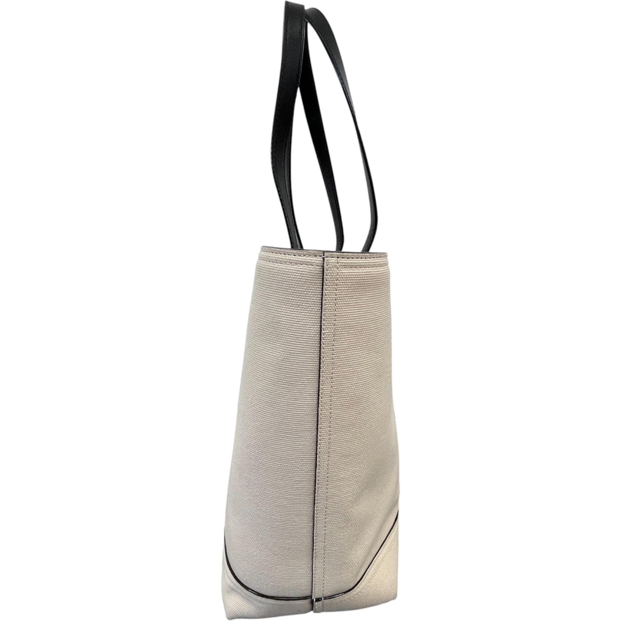 Women's Canvas Logo Tote Bag Beige