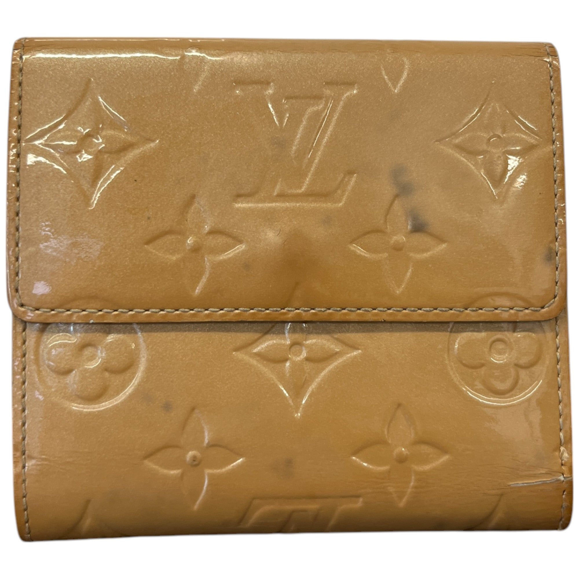 Women's Monogram Vernis Wallet Gold Size S