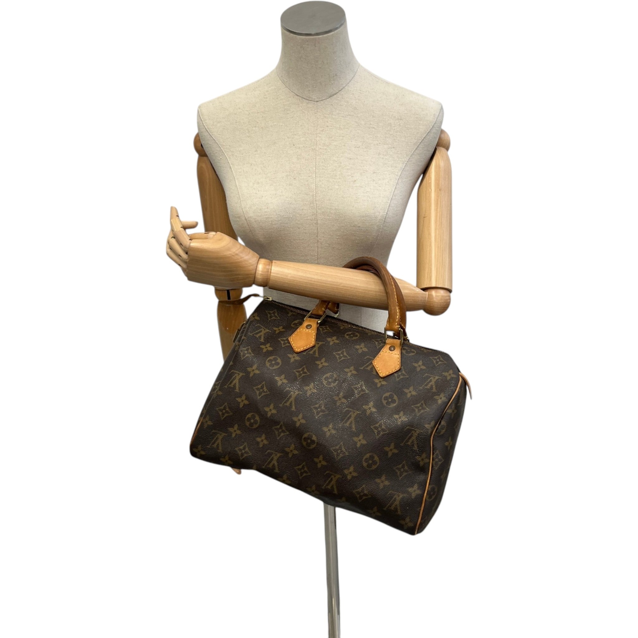 Women's Monogram Speedy 30 Bag Brown