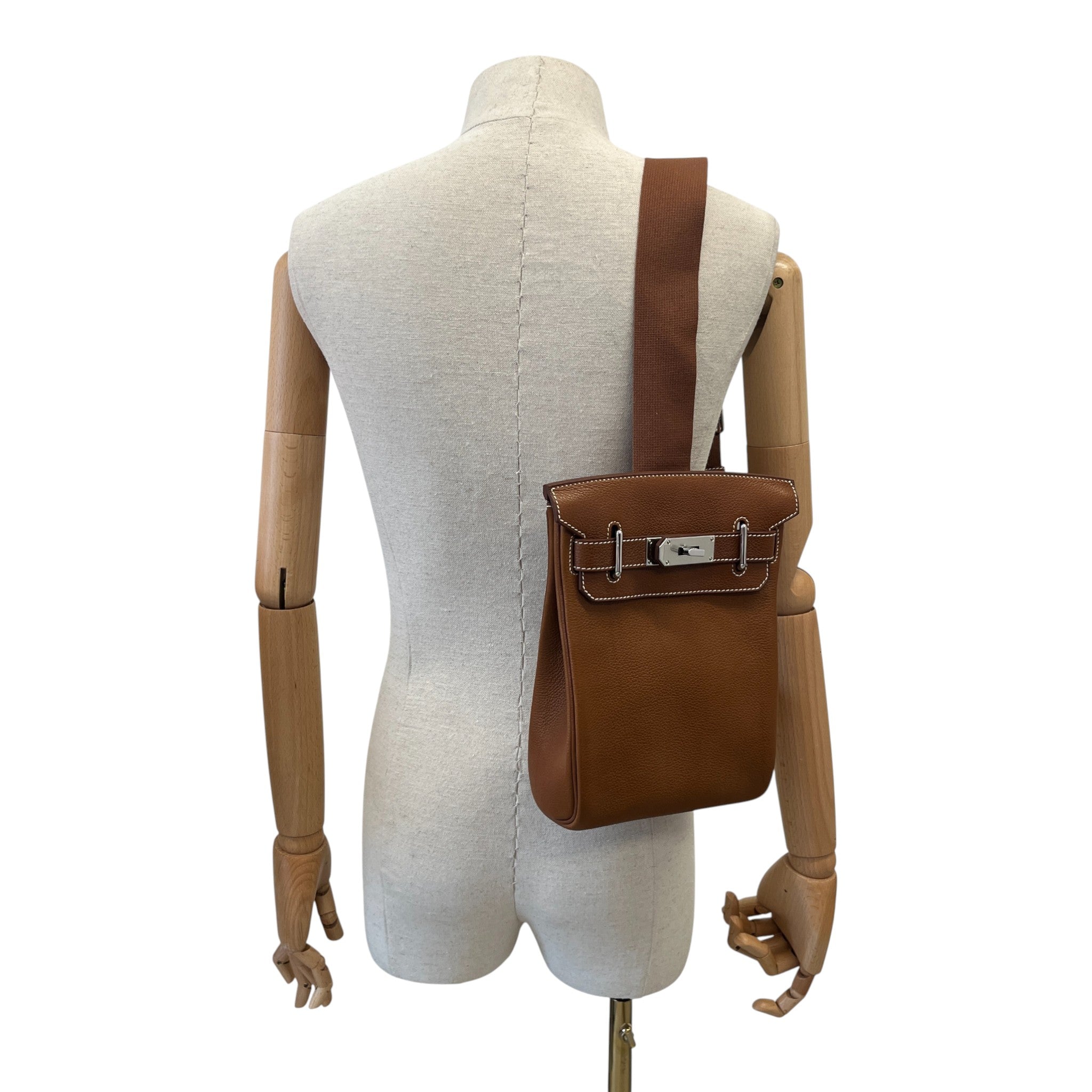 Men's Hac A Dos Pm Messenger Bag Brown