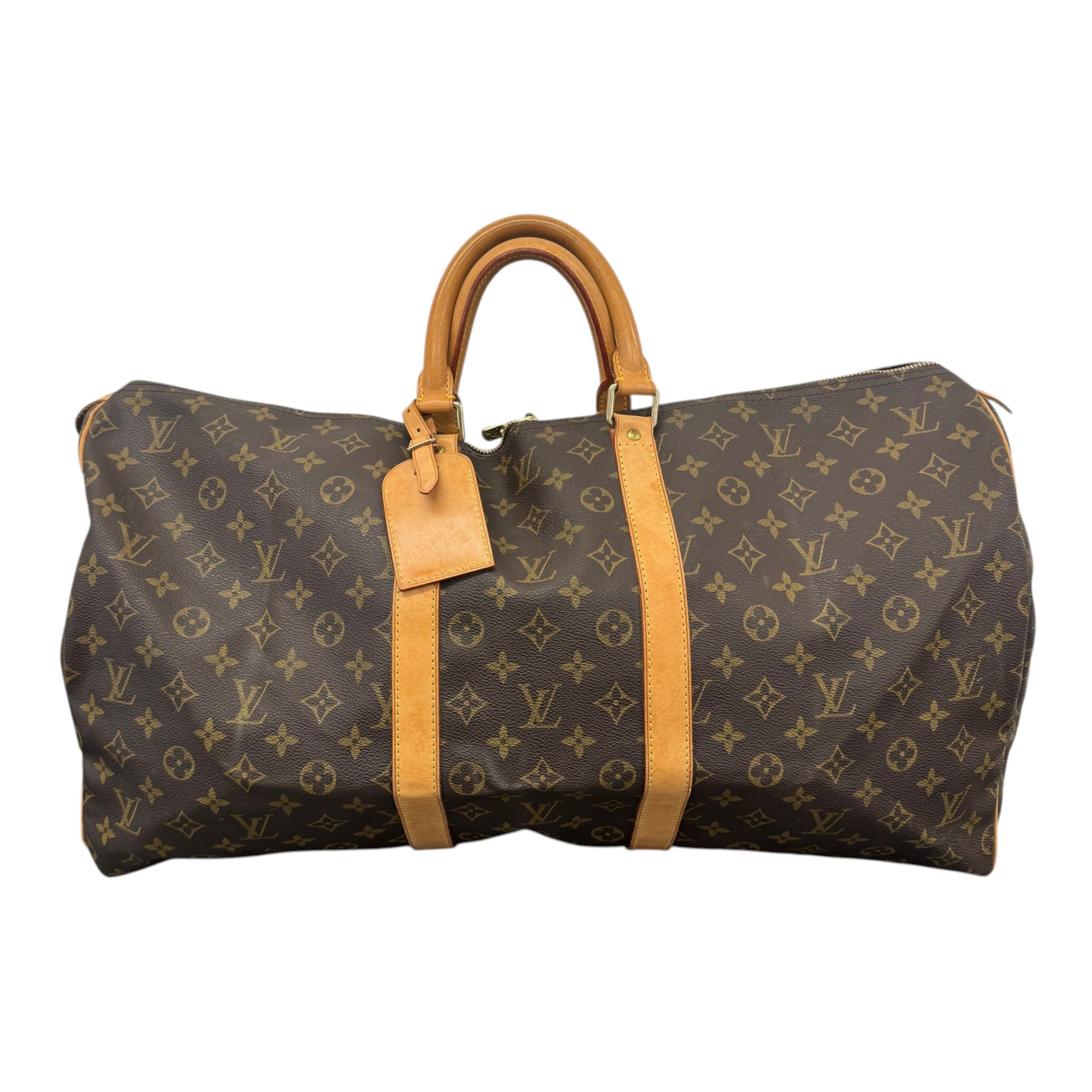Men's Monogram Keepall 55 Bag Brown