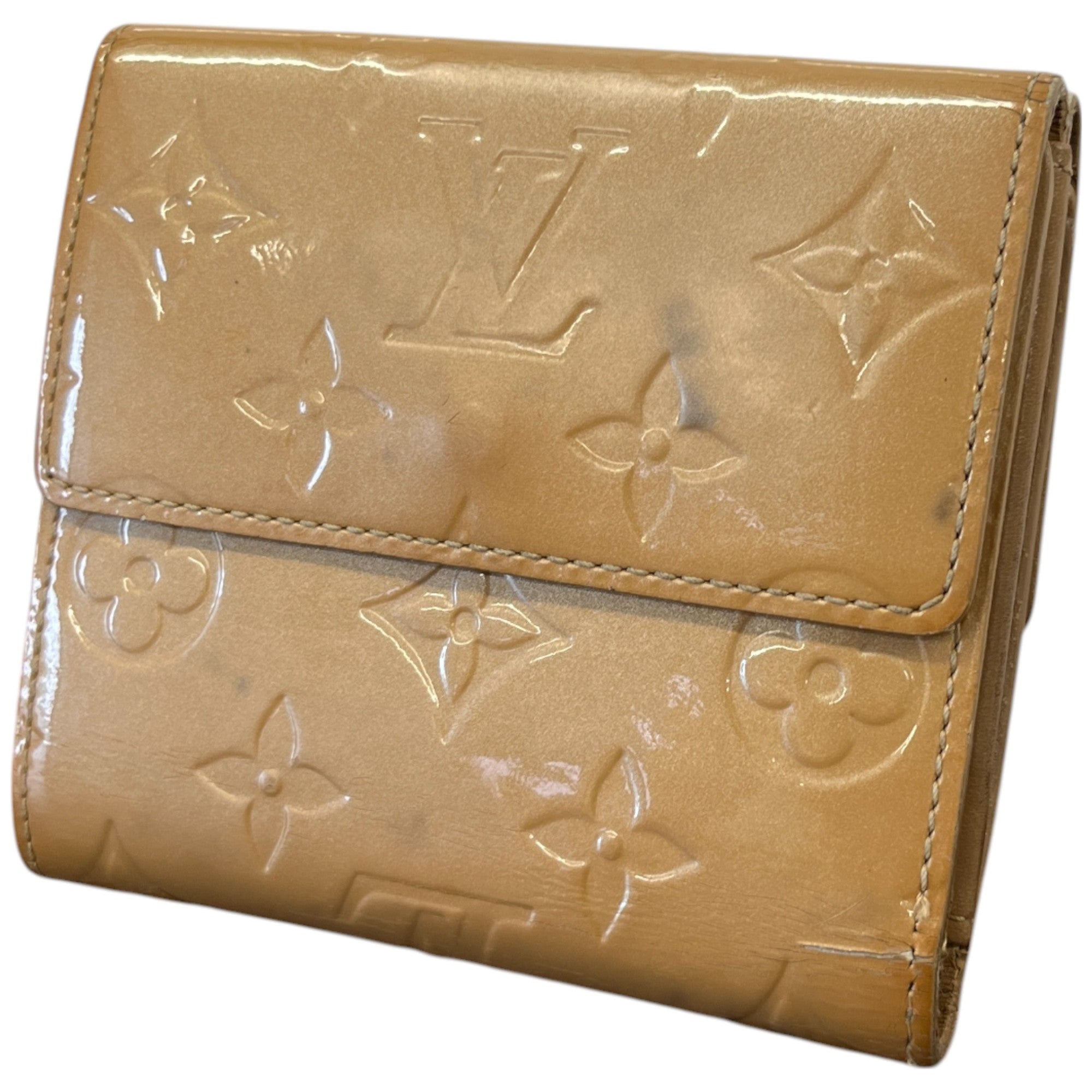 Women's Monogram Vernis Wallet Gold Size S