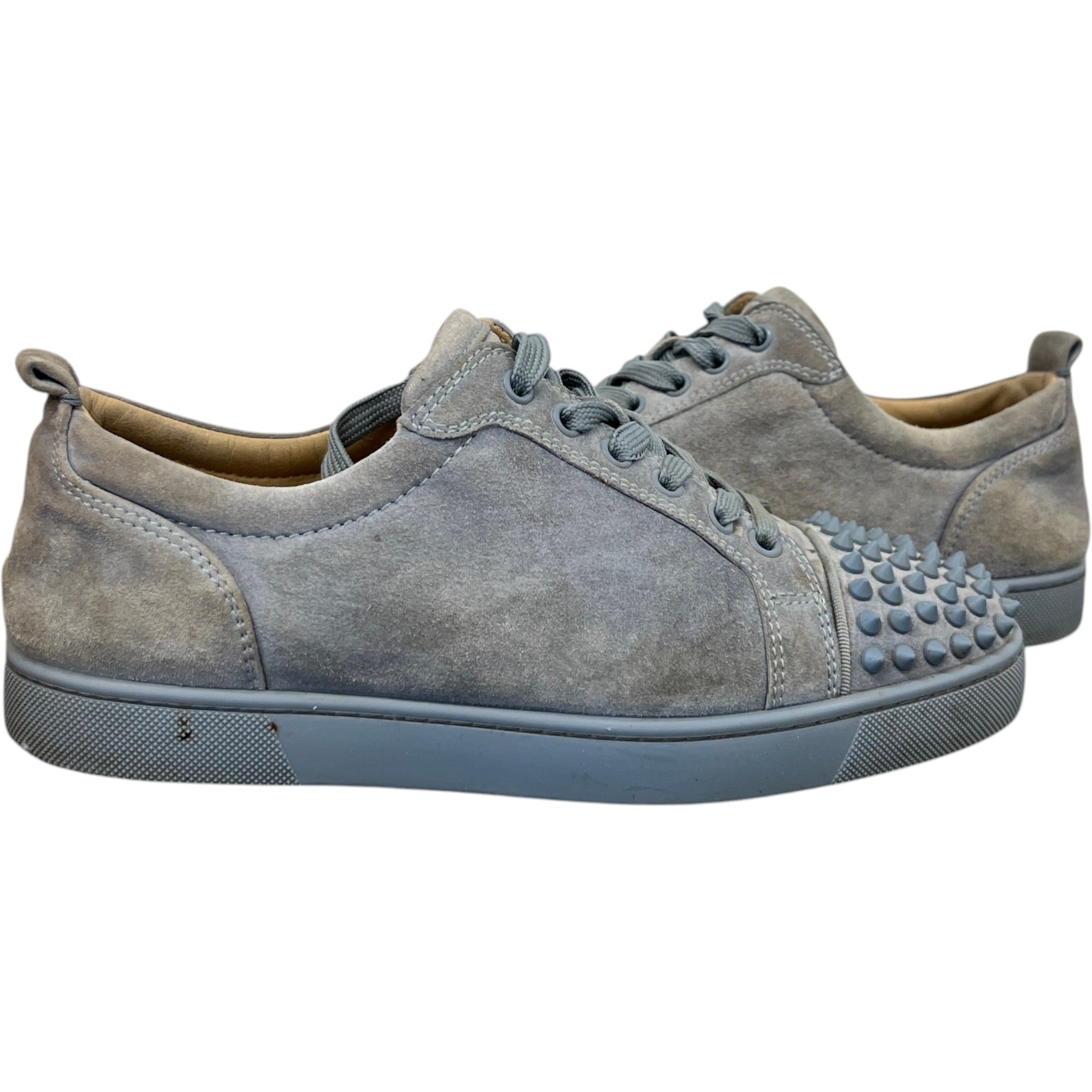 Men's Louis Junior Spikes Flat Low Trainers Grey Size EU 39.5 / UK 5.5
