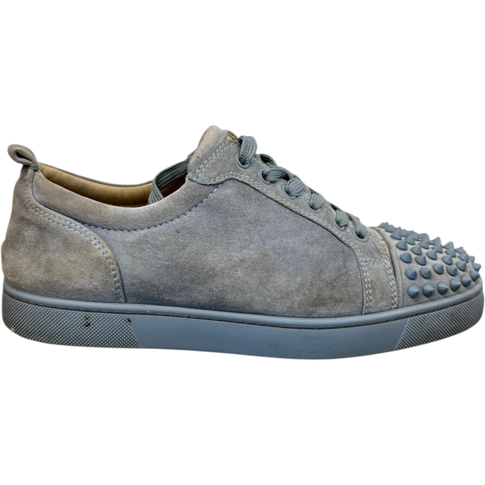 Men's Louis Junior Spikes Flat Low Trainers Grey Size EU 39.5 / UK 5.5