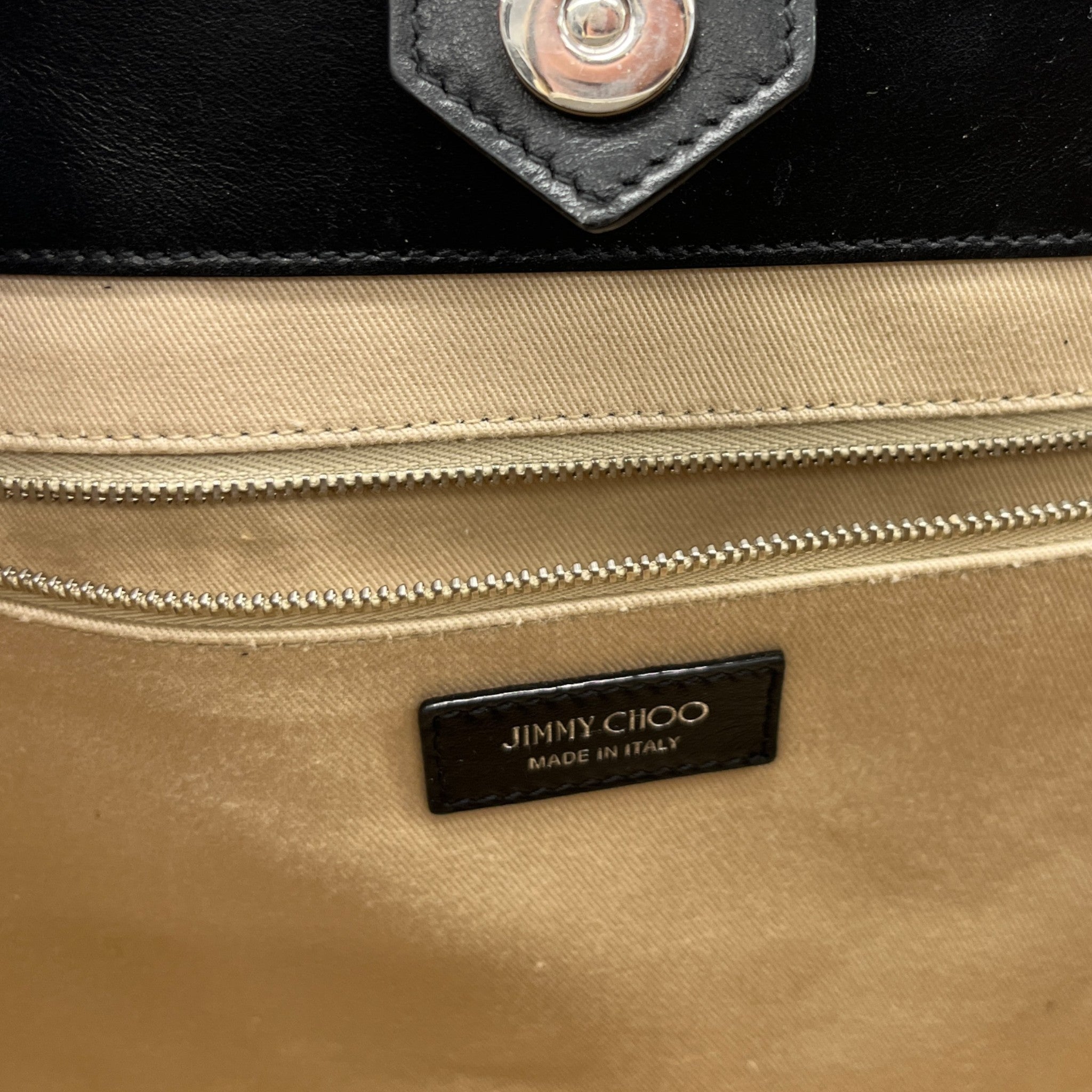 Women's Canvas Logo Tote Bag Beige