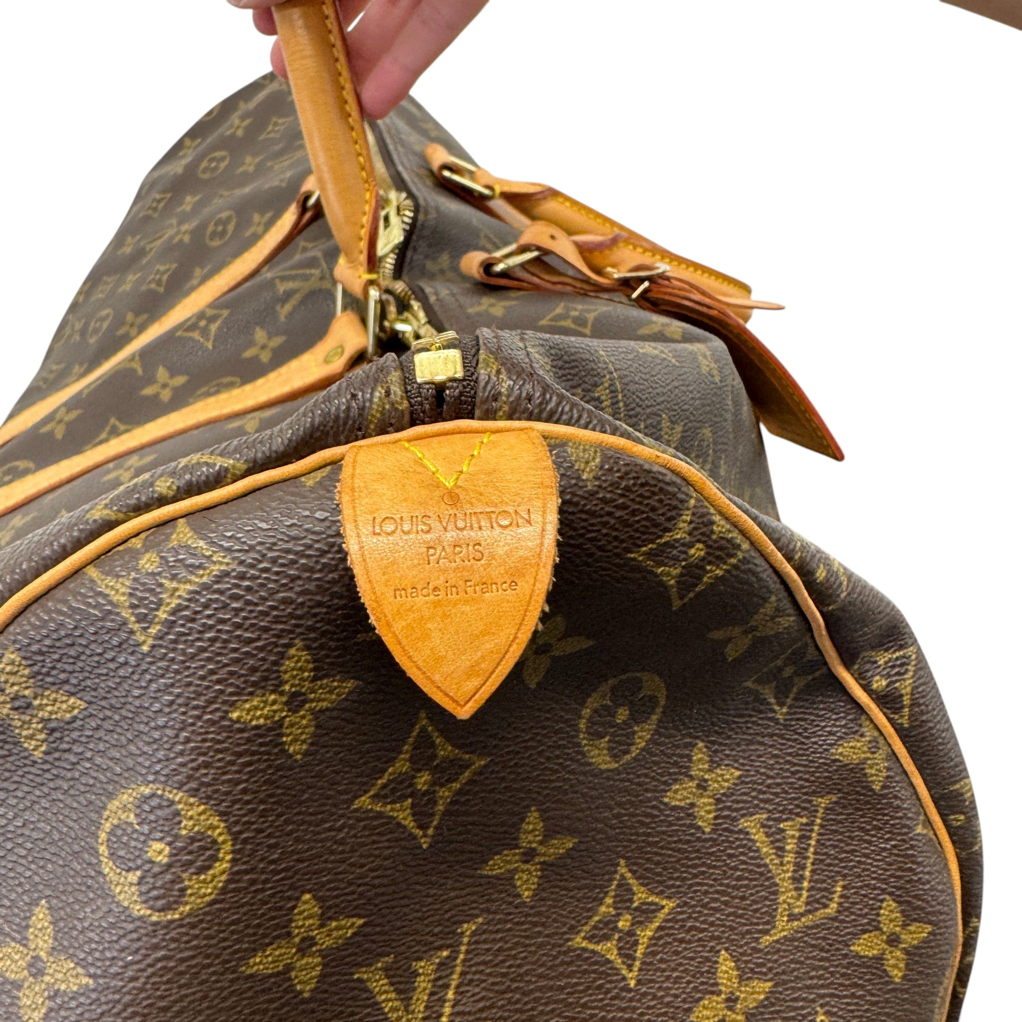 Men's Monogram Keepall 55 Bag Brown