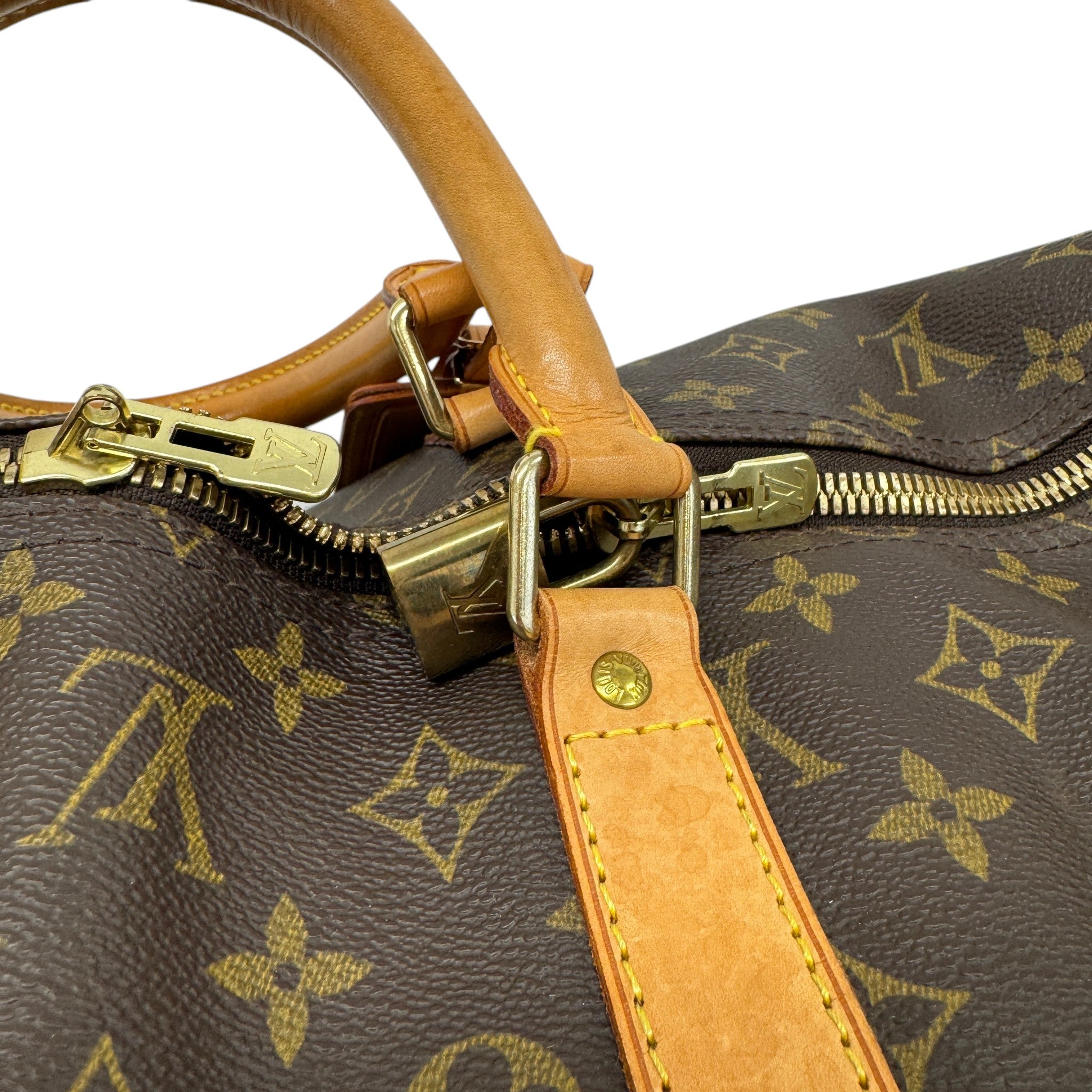 Men's Monogram Keepall 55 Bag Brown