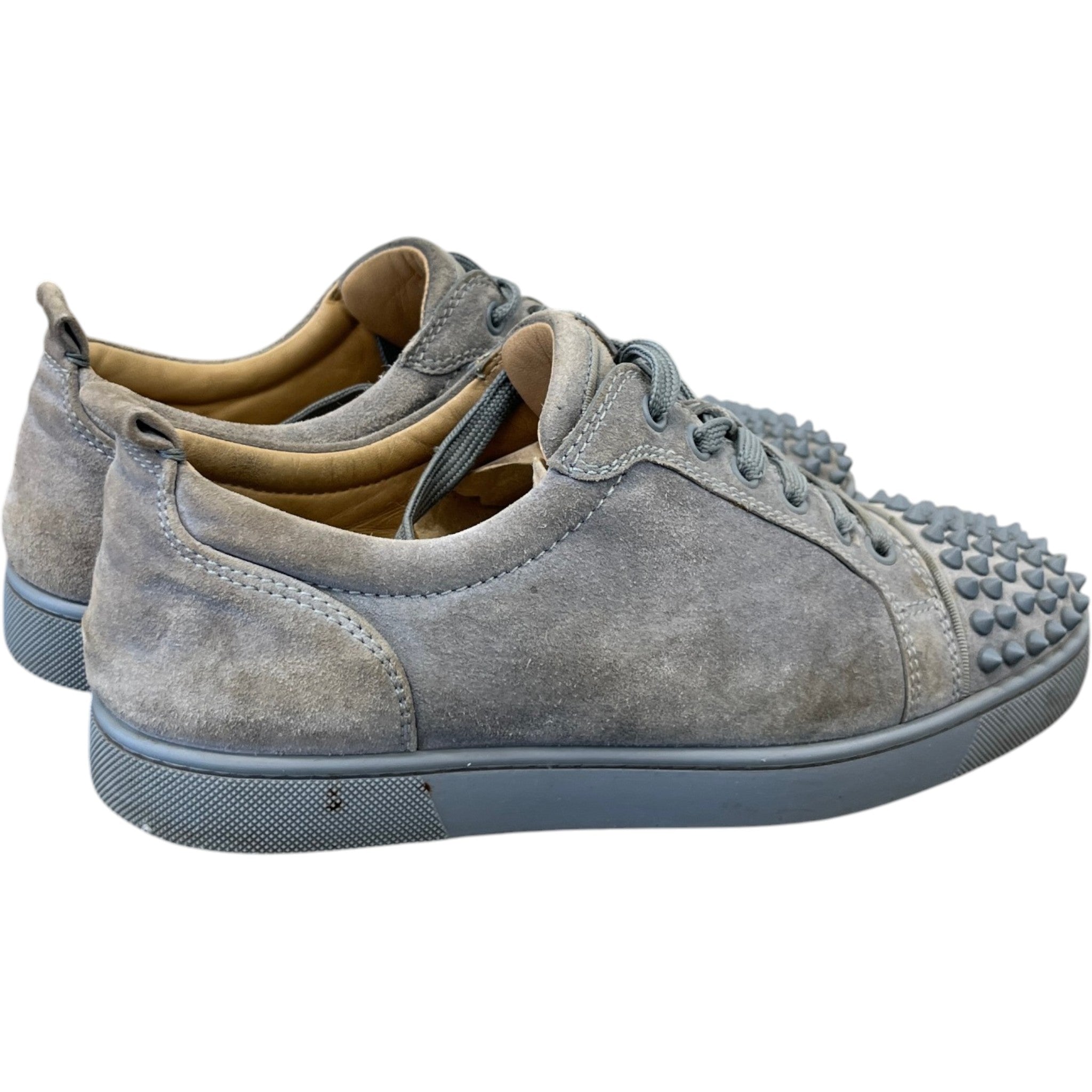 Men's Louis Junior Spikes Flat Low Trainers Grey Size EU 39.5 / UK 5.5