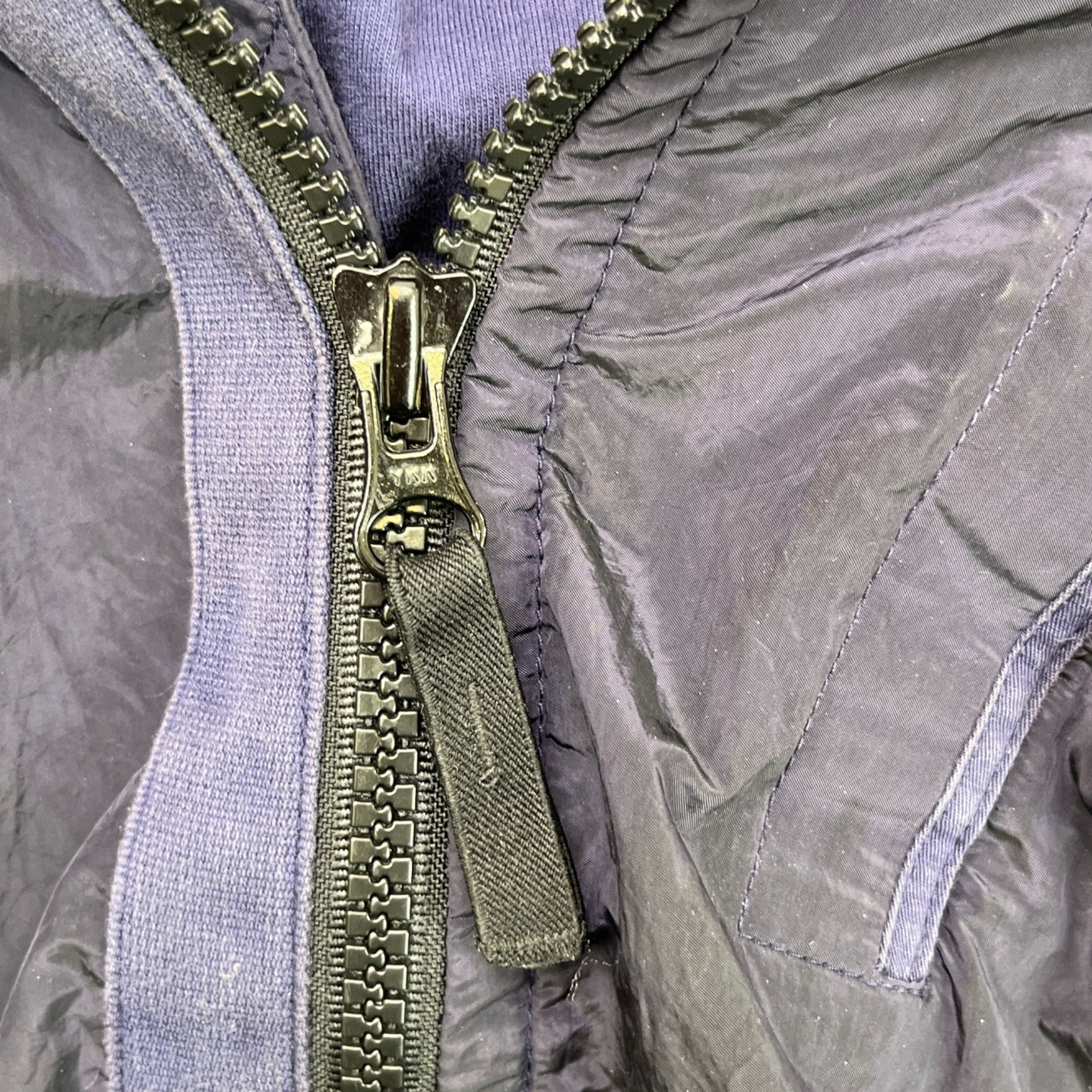 Men's Nylon Metal OverShirt Blue Size M