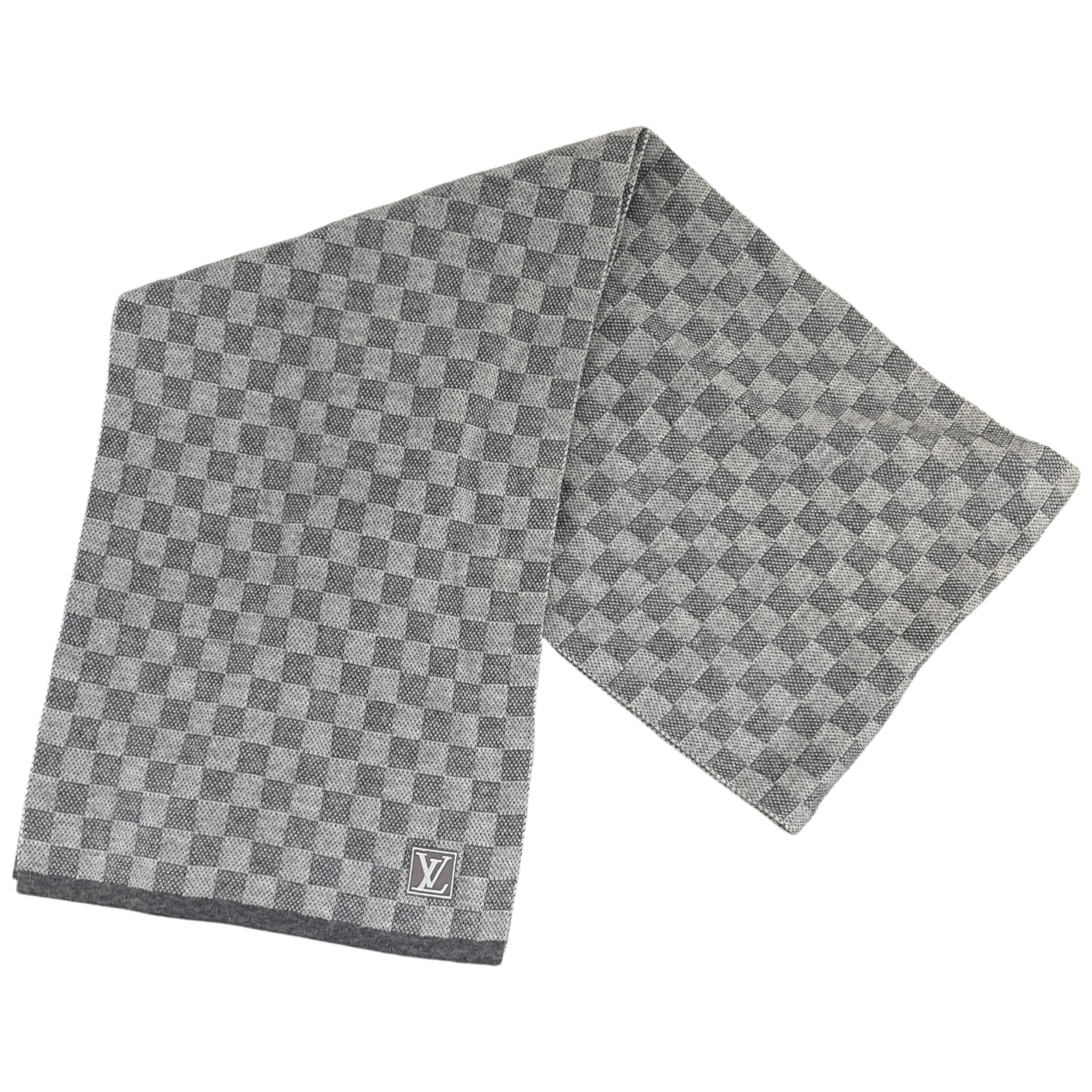 Men's Neo Petit Damier Scarf Grey