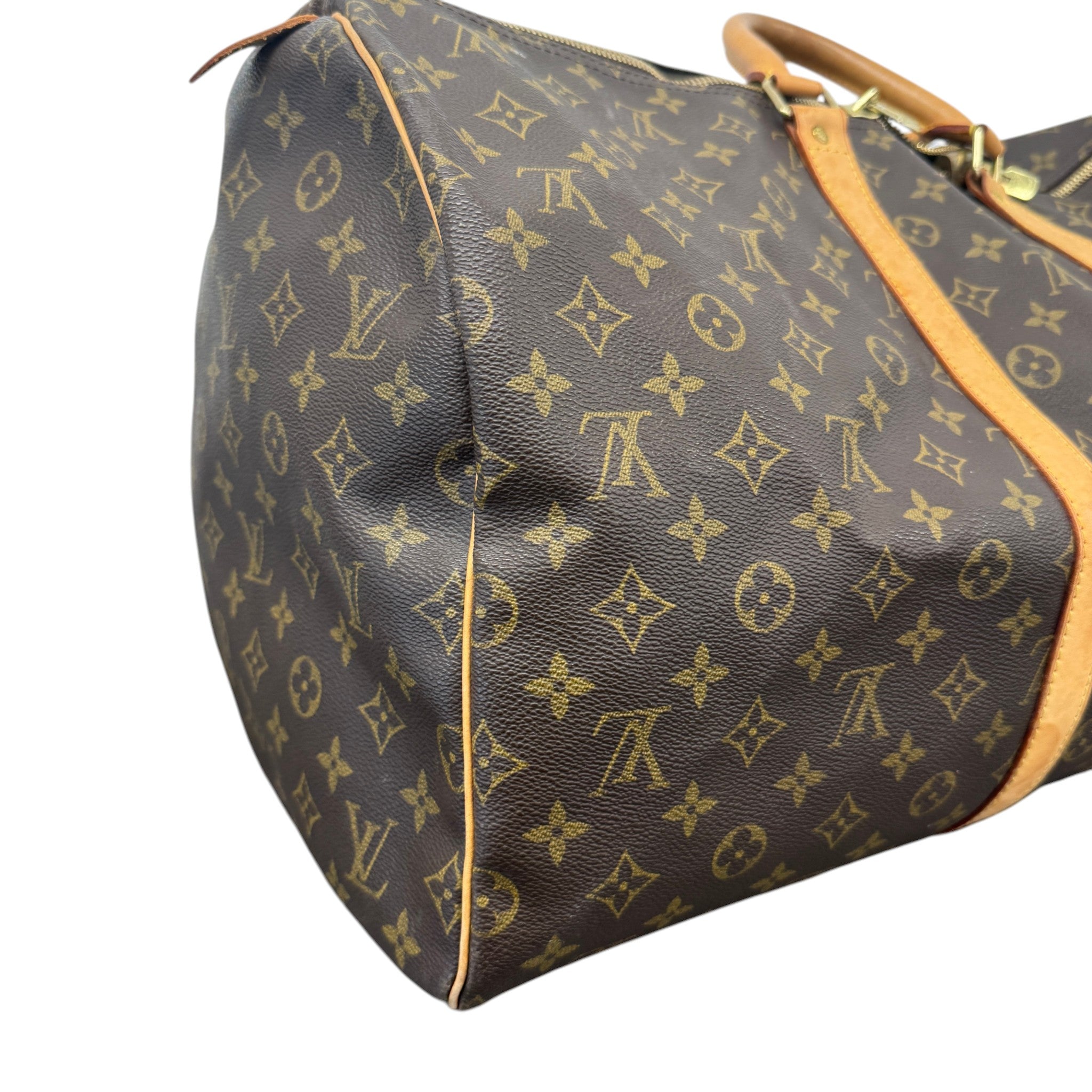 Men's Monogram Keepall 55 Bag Brown