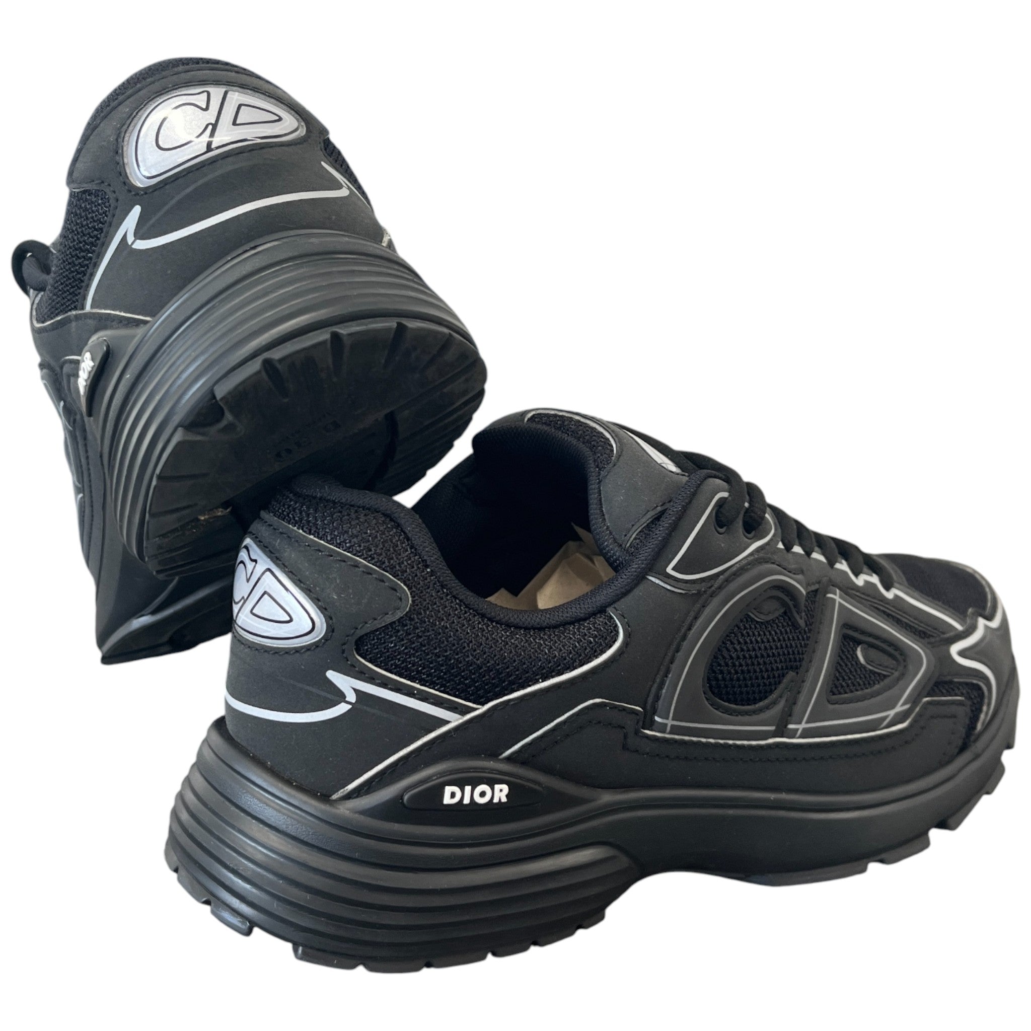 Men's B30 Low Trainers Black Size EU 42 / UK 8