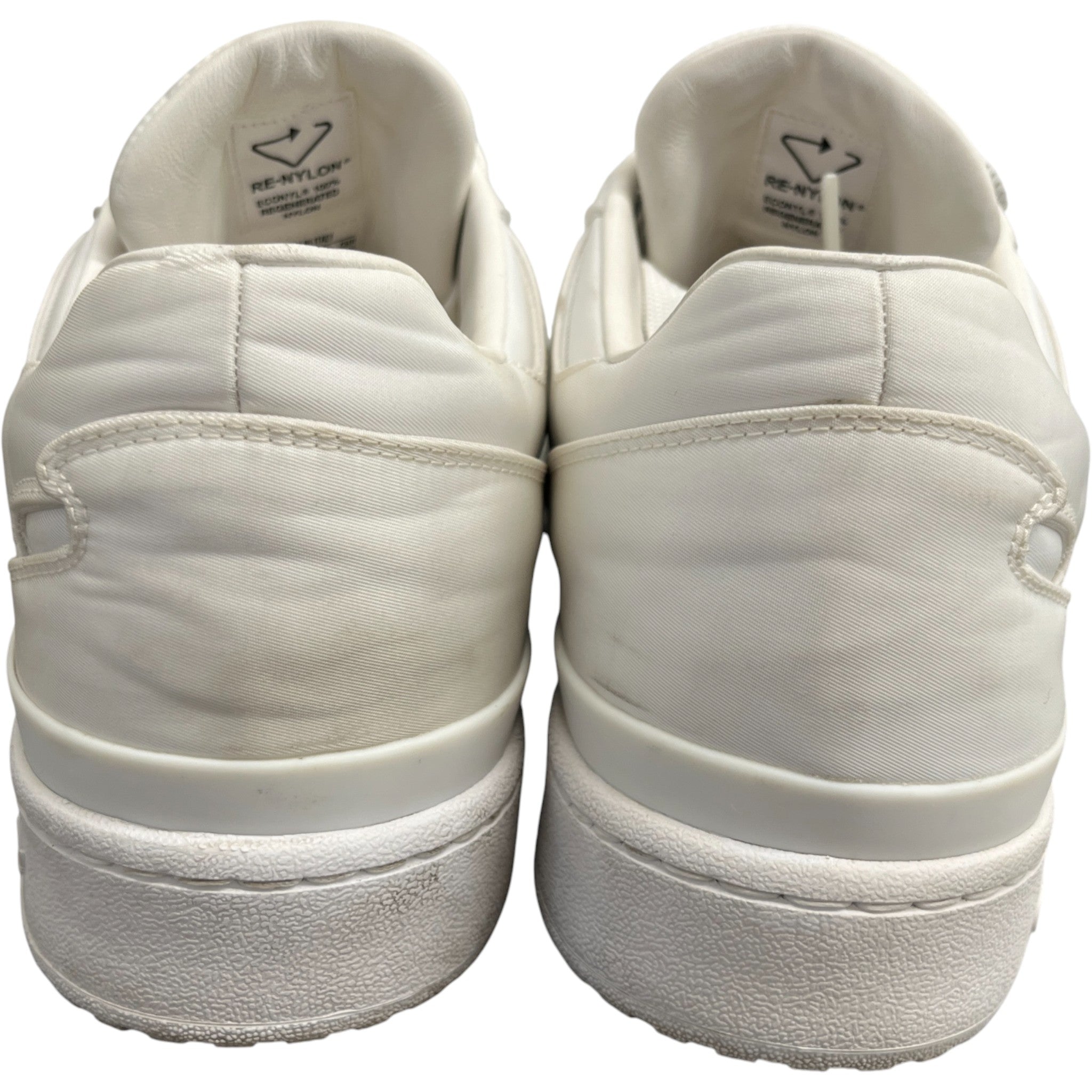 Men's X Adidas Re-Nylon Forum Detachable Pouch Low Trainers White Size EU 44 / UK 10
