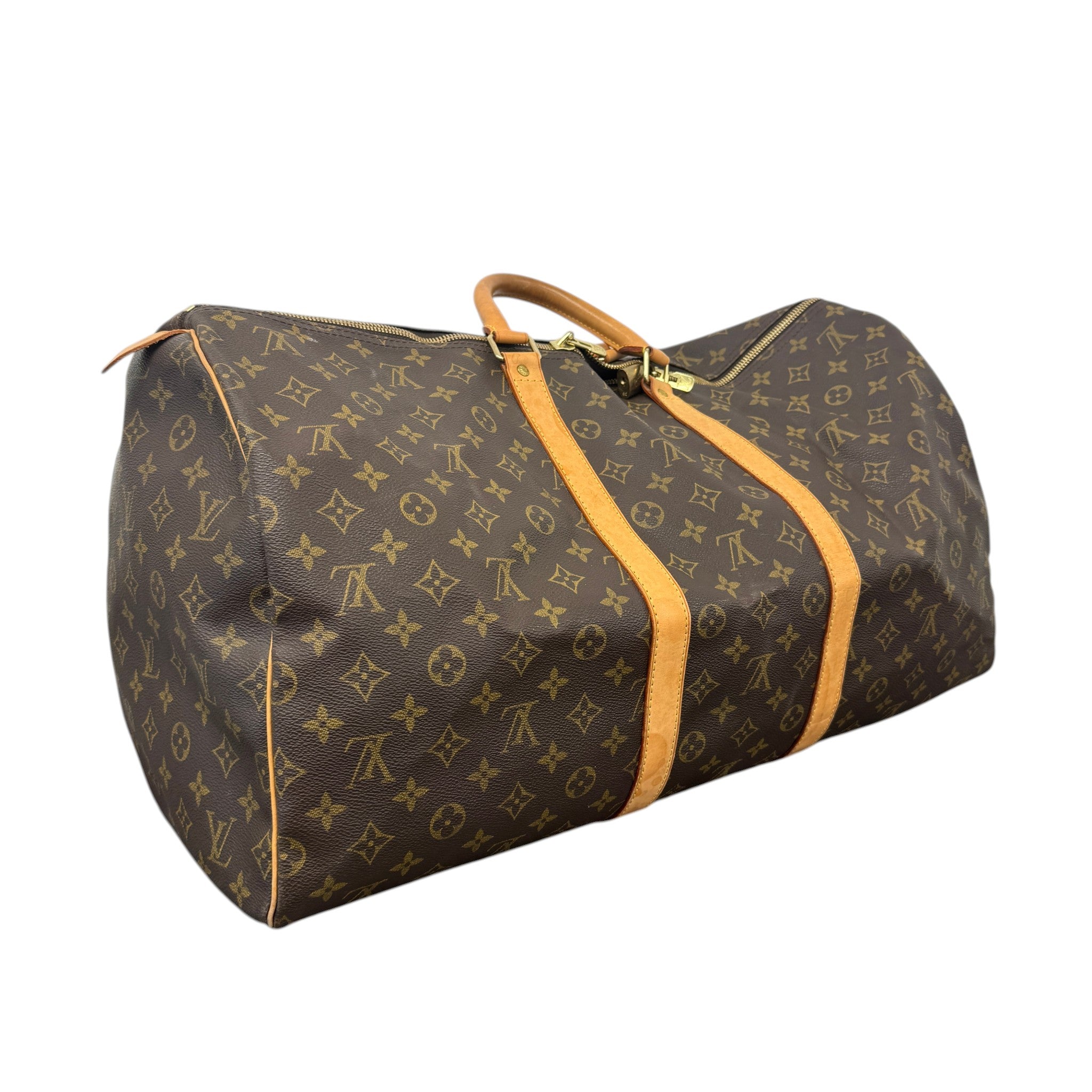Men's Monogram Keepall 55 Bag Brown