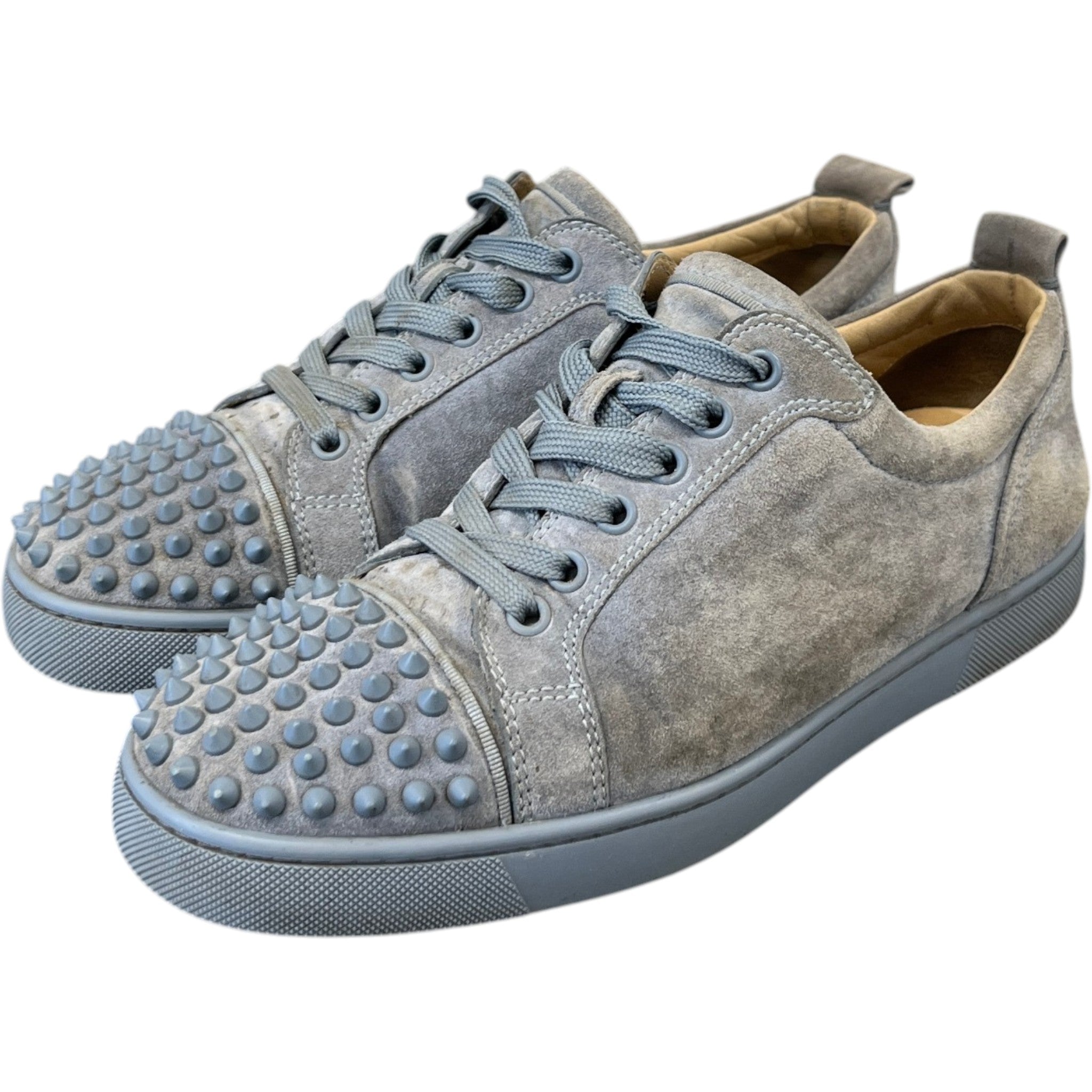 Men's Louis Junior Spikes Flat Low Trainers Grey Size EU 39.5 / UK 5.5