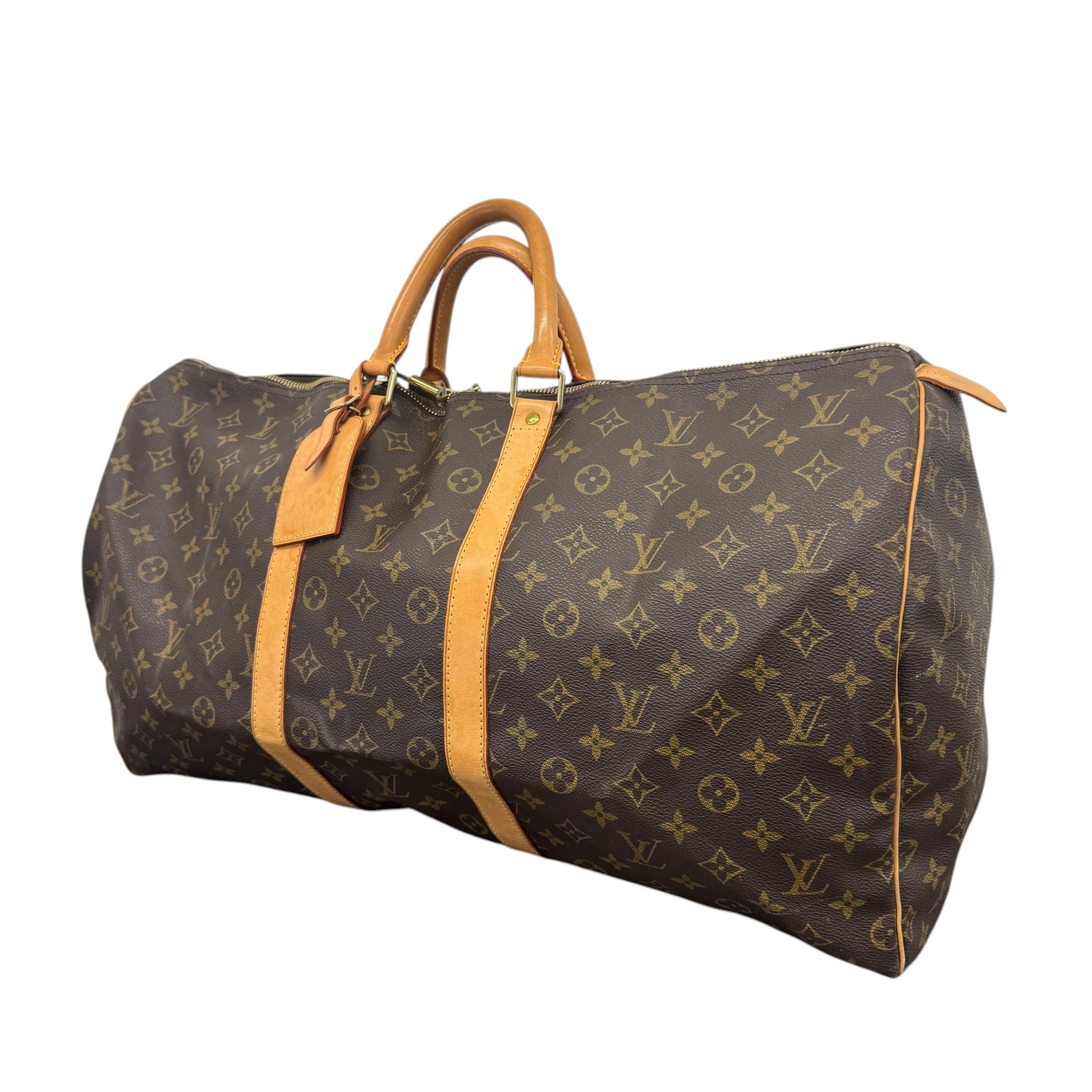 Men's Monogram Keepall 55 Bag Brown