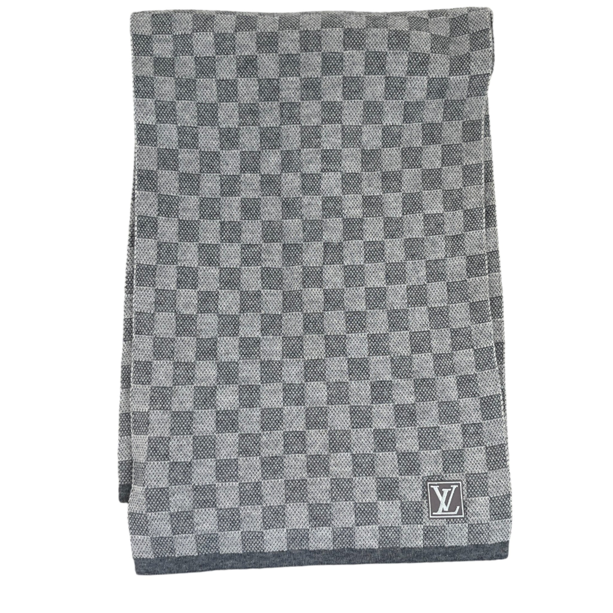 Men's Neo Petit Damier Scarf Grey
