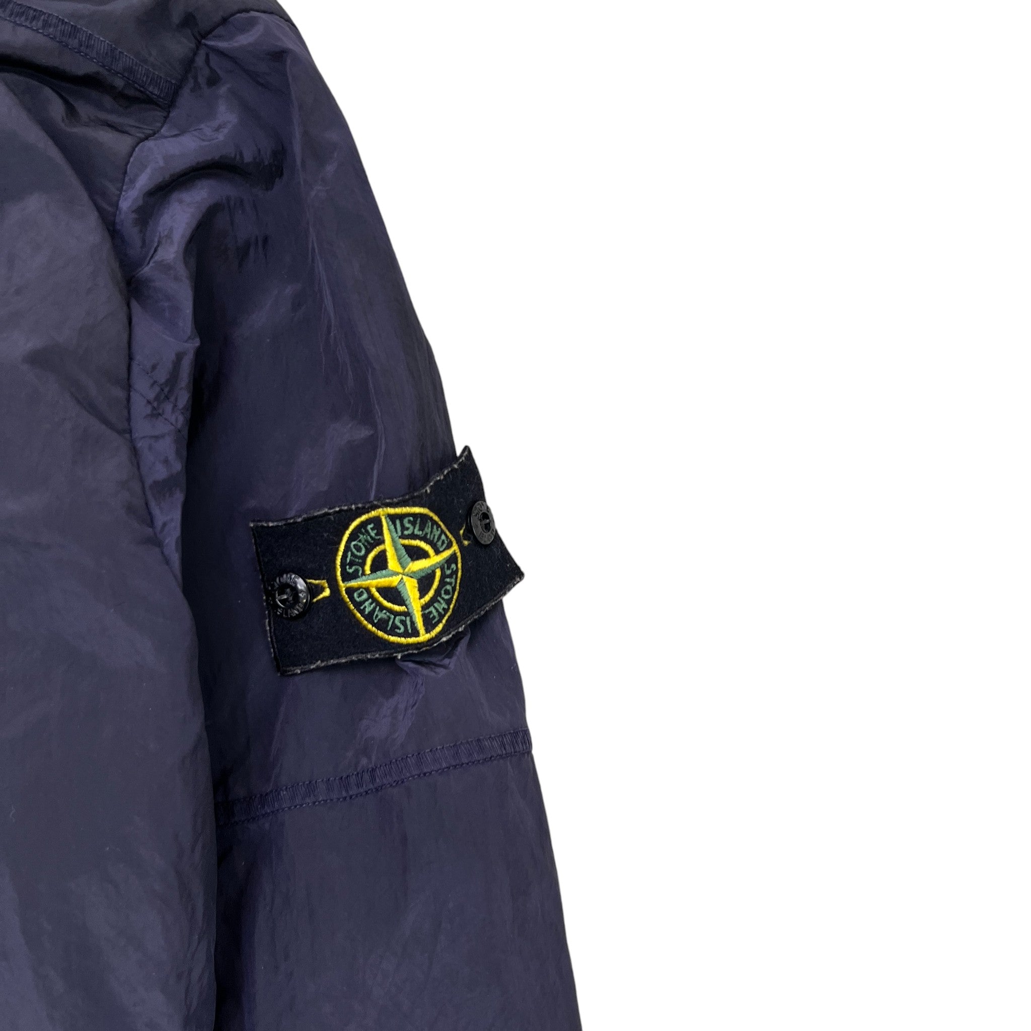 Men's Nylon Metal OverShirt Blue Size M