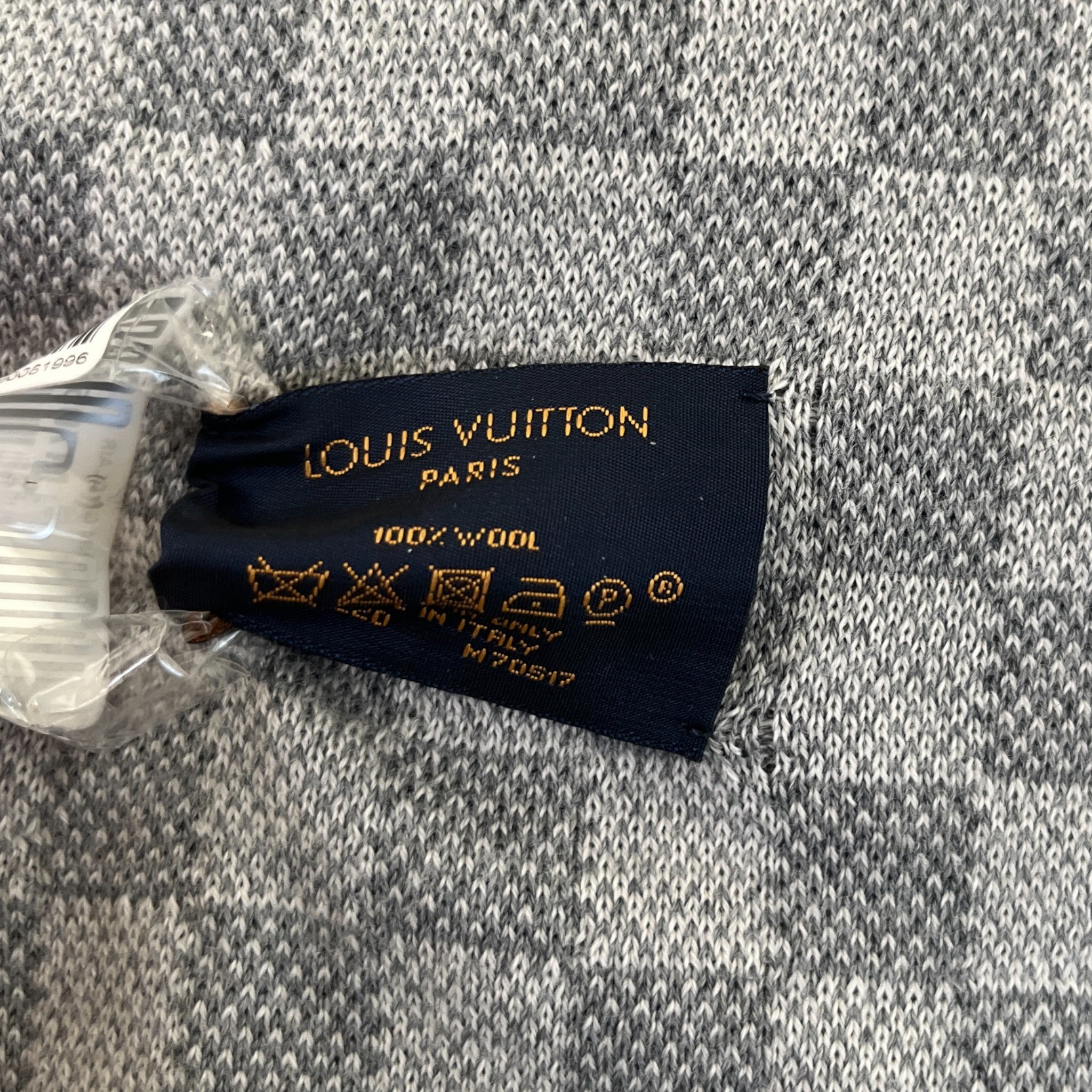 Men's Neo Petit Damier Scarf Grey