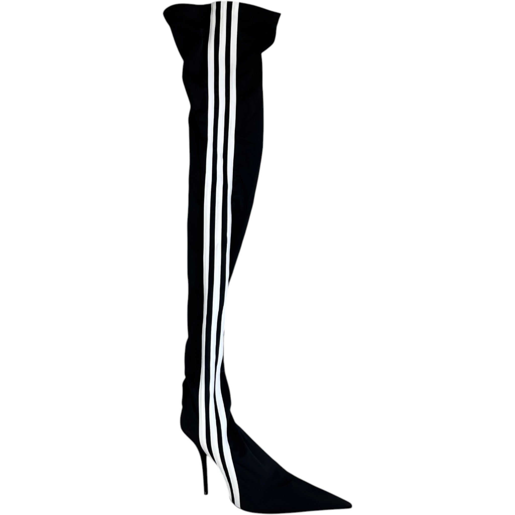 Women's X Adidas Black Knee High Heels Black Size EU 41 / UK 8